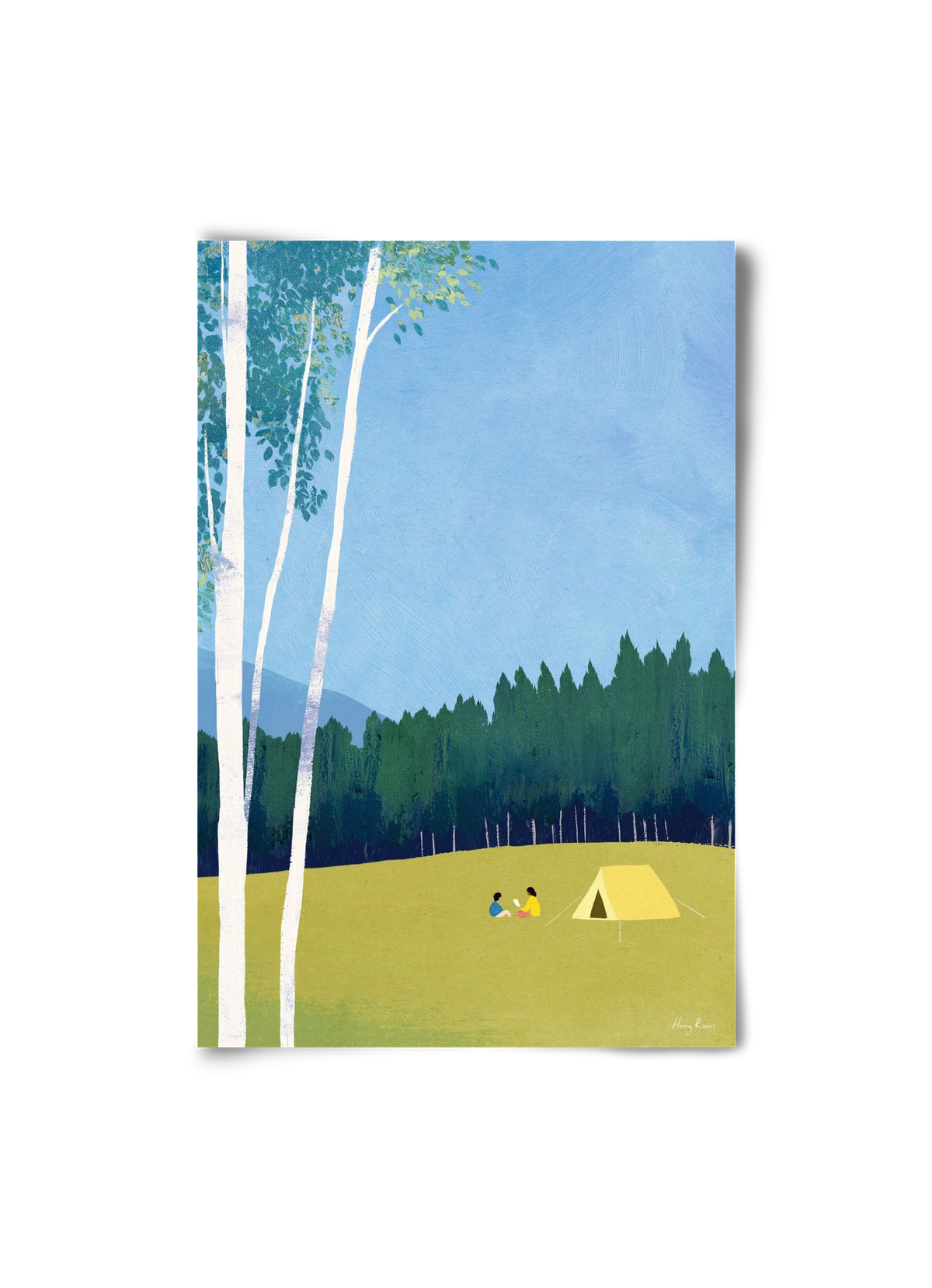 Camping trip, 20x30 cm, Keret nélkül