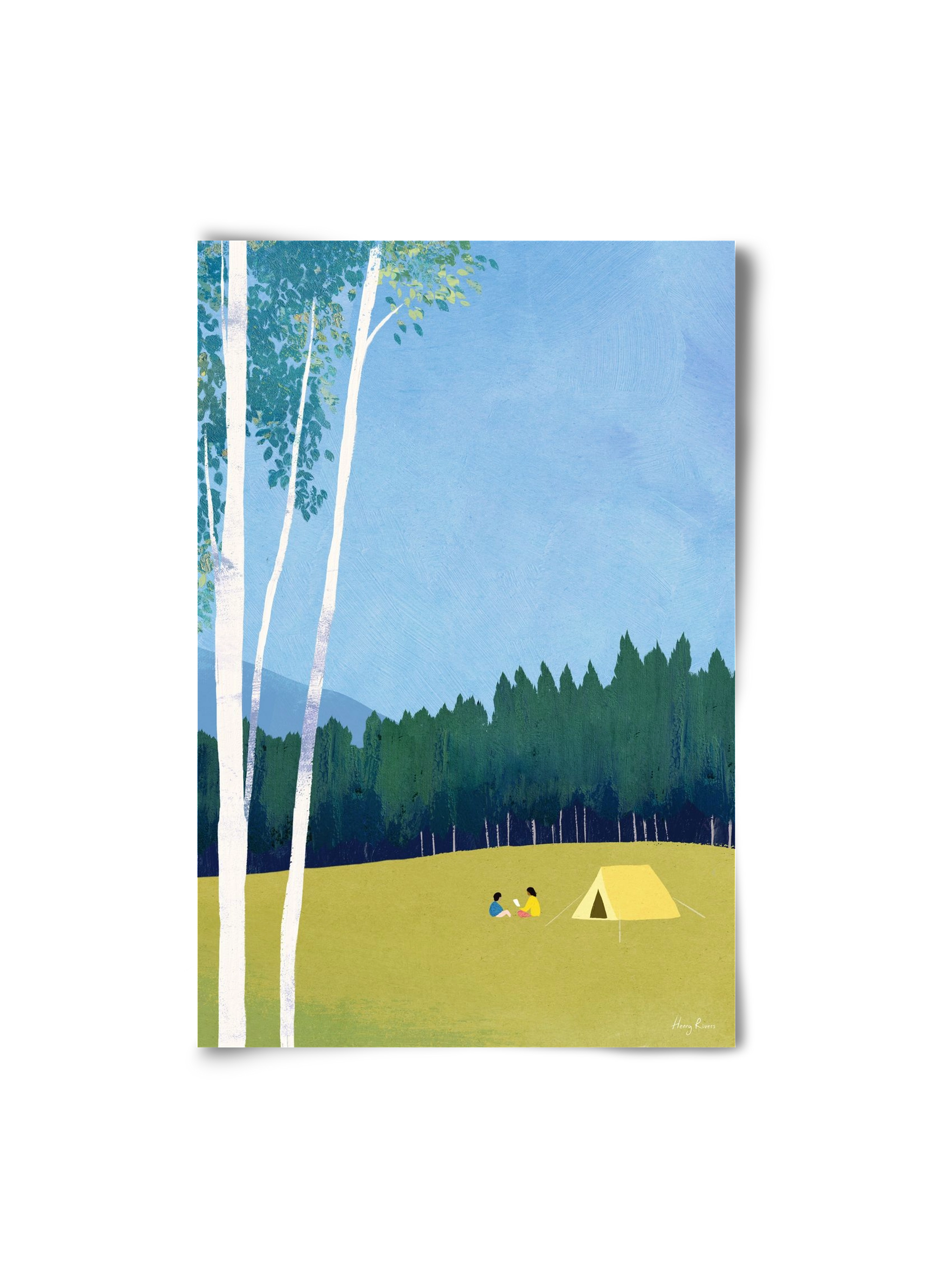 Camping trip, 20x30 cm, Keret nélkül