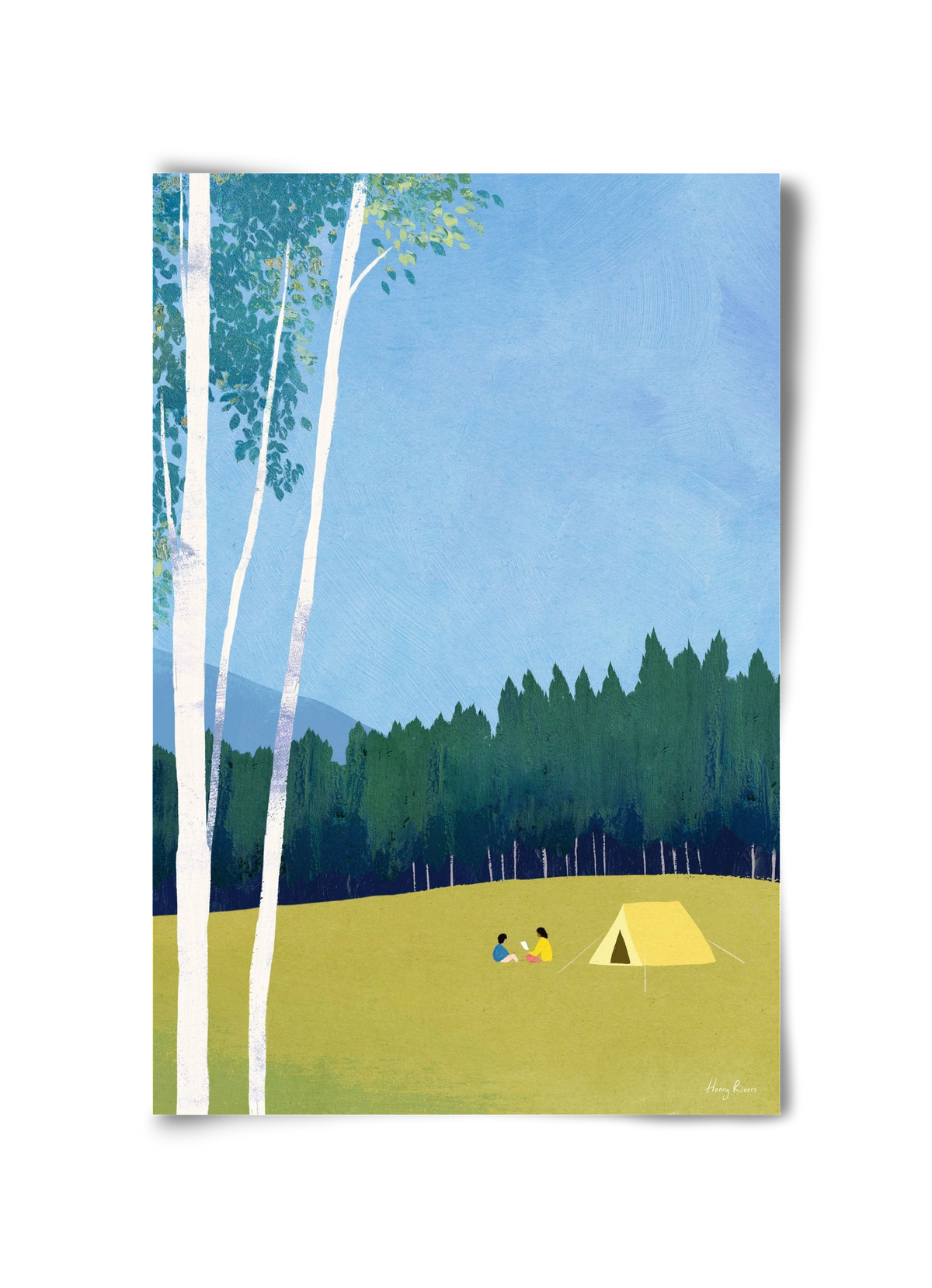Camping trip, 30x45 cm, Keret nélkül