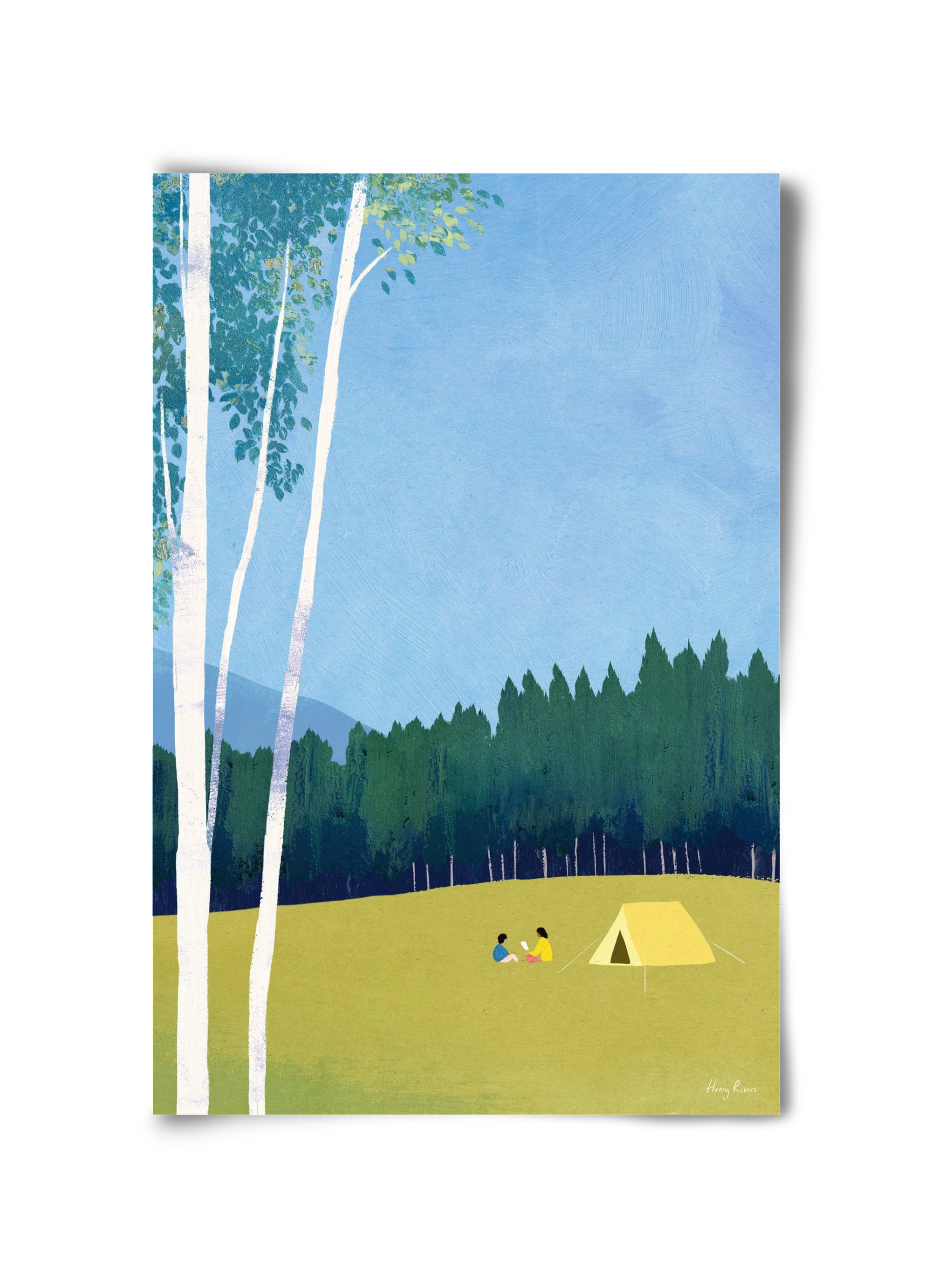 Camping trip, 30x45 cm, Keret nélkül