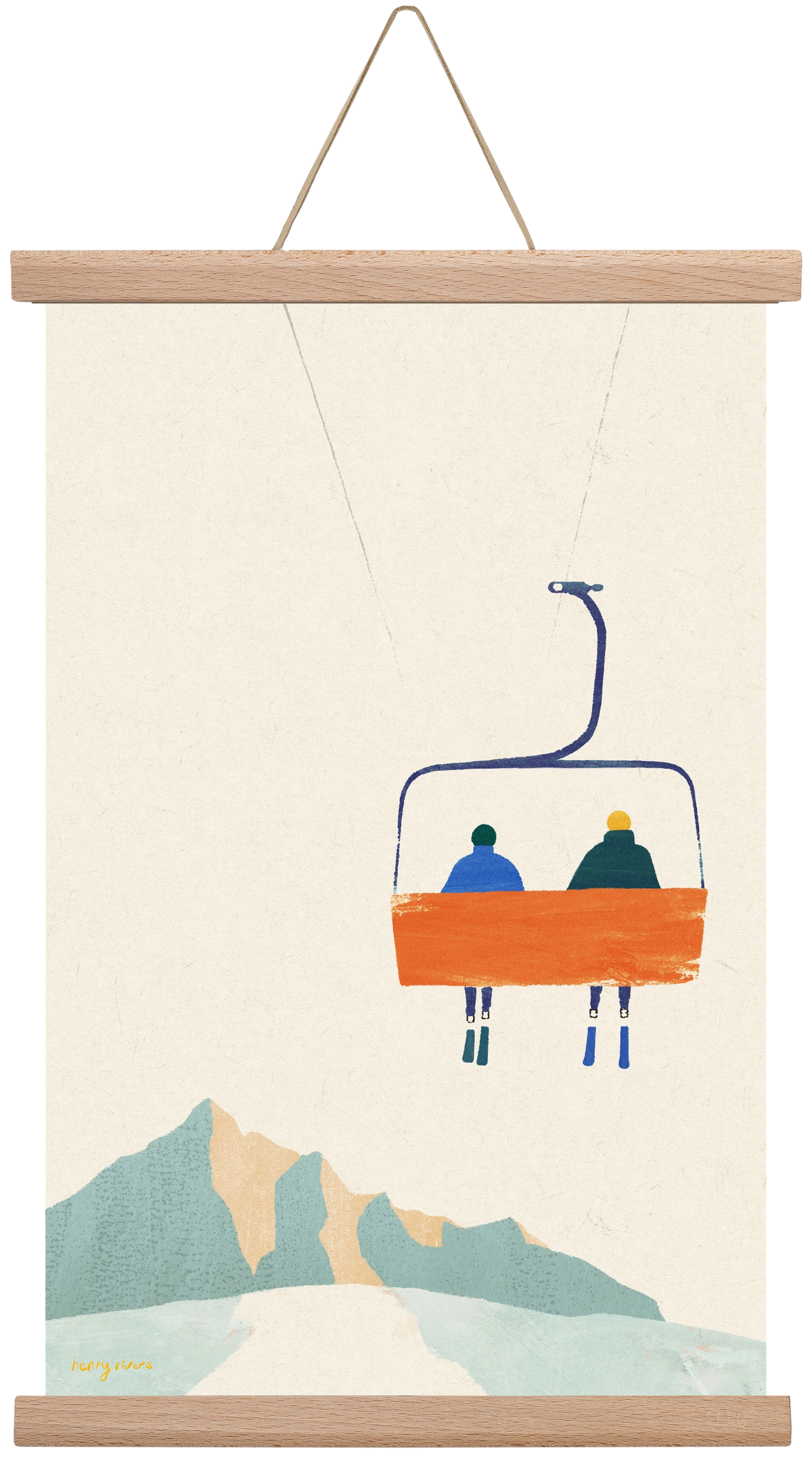 Chairlift, 30x45 cm (30x45 cm), Tölgy akasztó