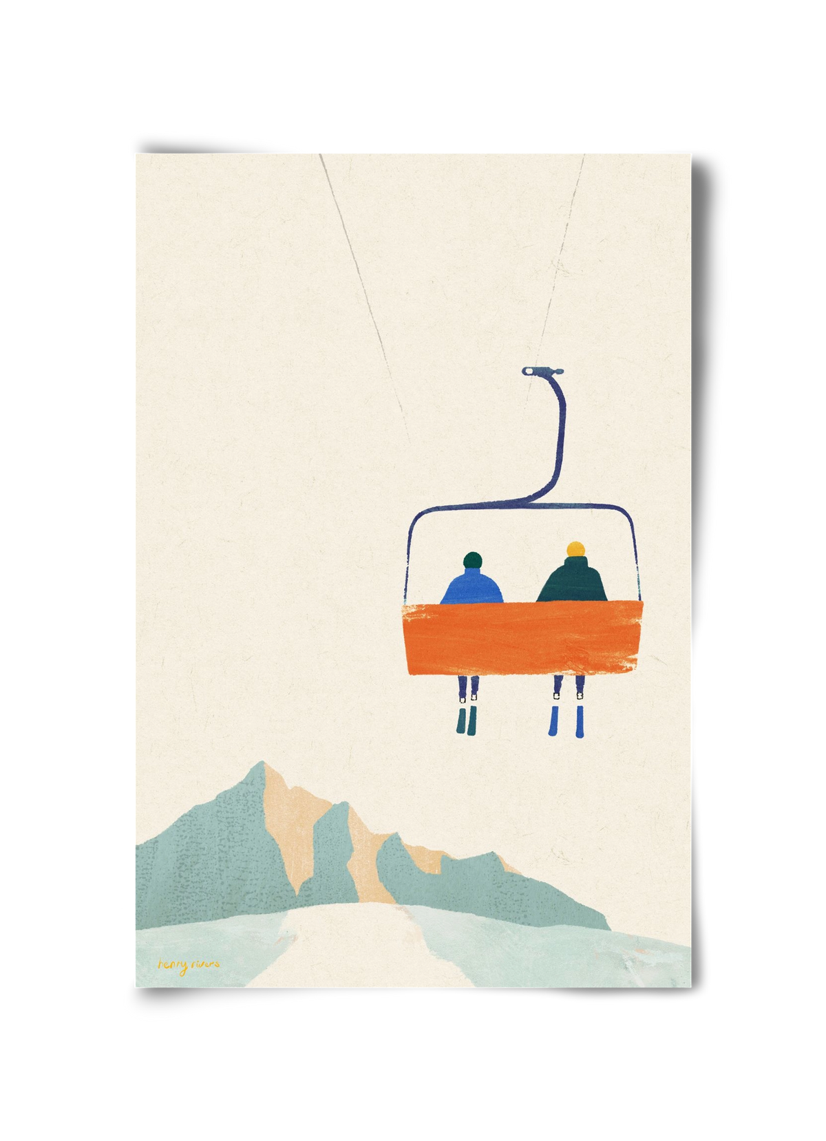 Chairlift, 30x45 cm, Keret nélkül