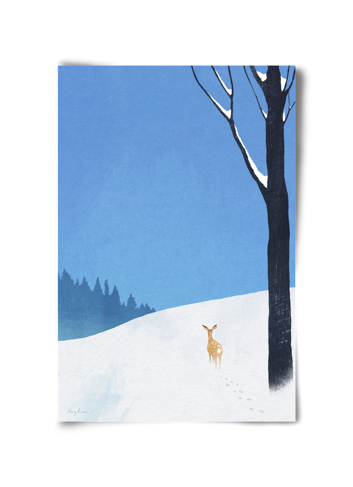 Deer, 30x45 cm, Keret nélkül