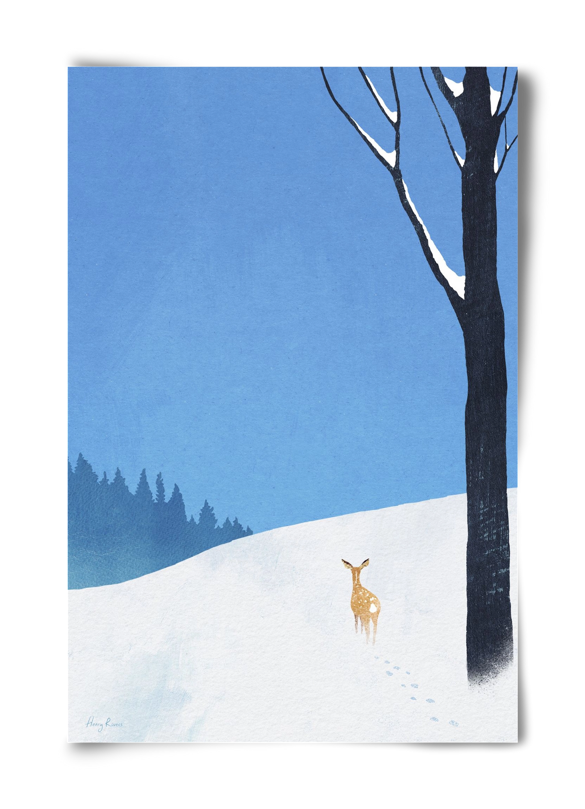 Deer, 40x60 cm, Keret nélkül