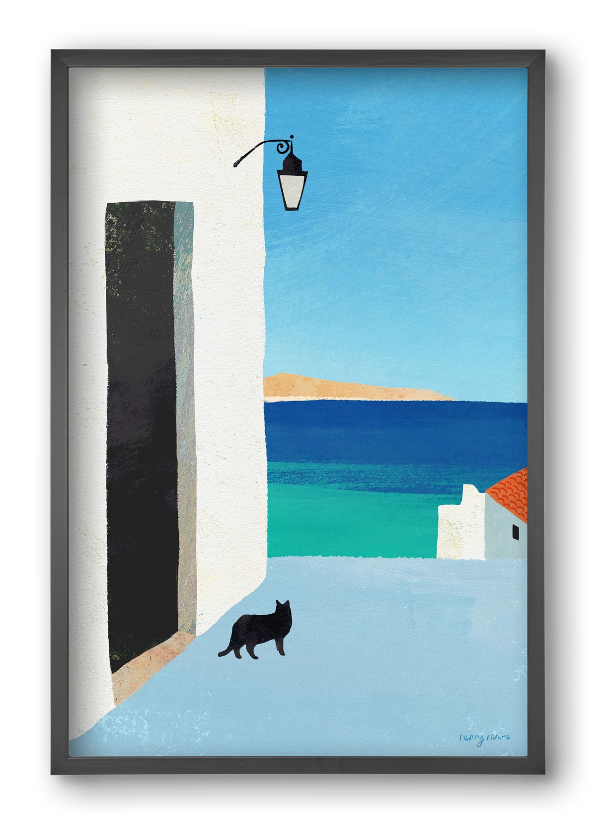 Are you following me?, 40x60 cm (40x60 cm), Fekete keret