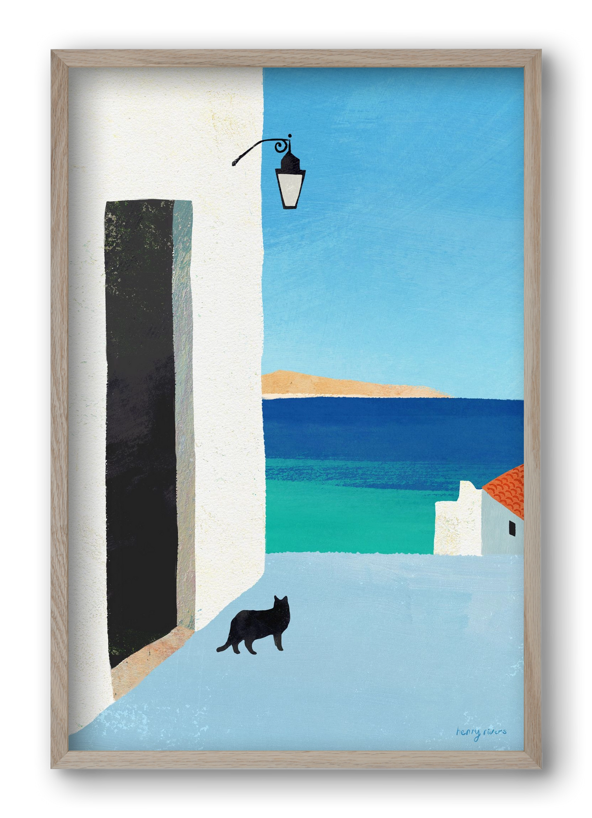 Are you following me?, 40x60 cm (40x60 cm), Tölgy keret