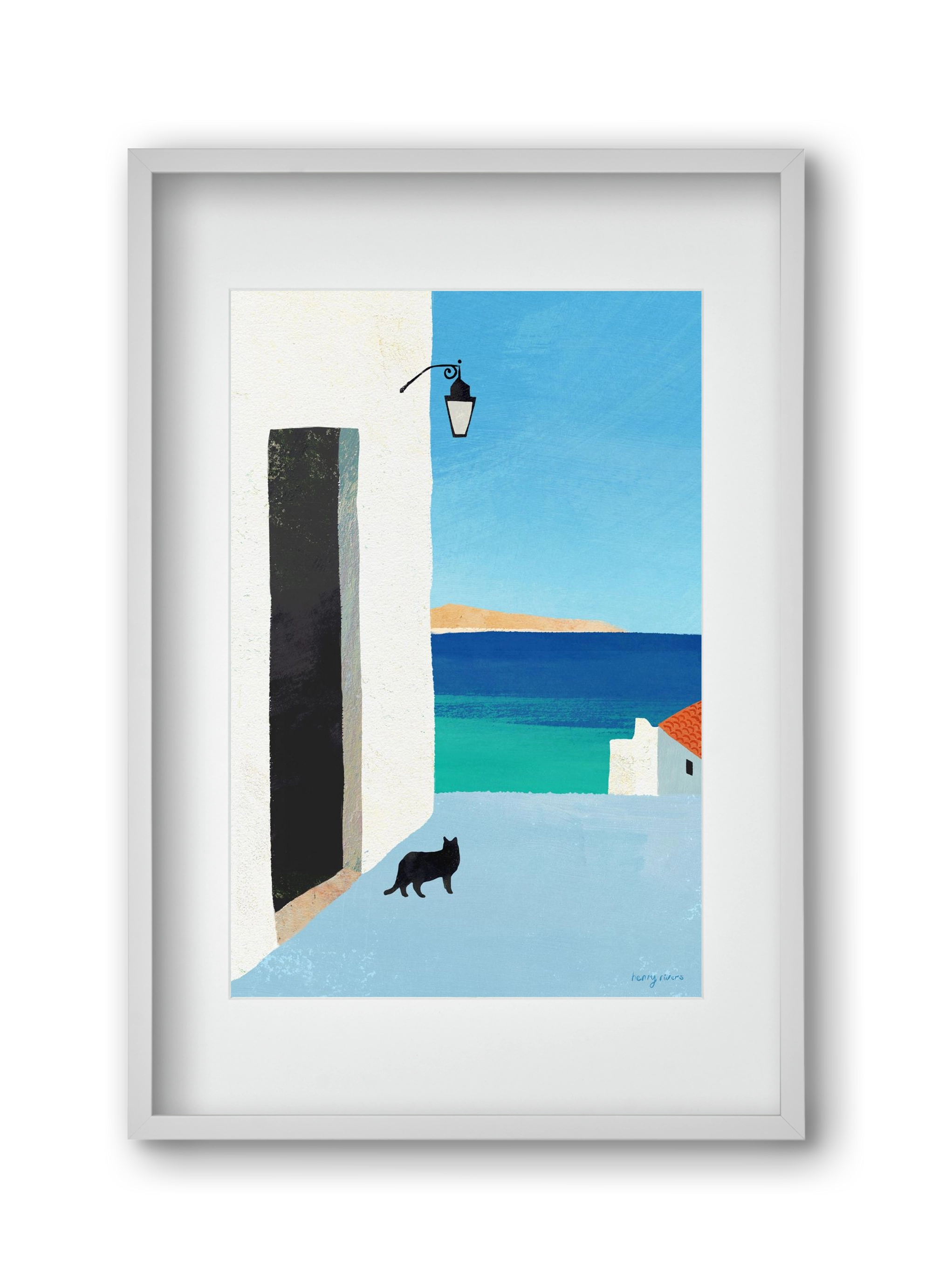 Are you following me?, 30x45 cm (20x30 cm), Fehér keret, paszpartuval