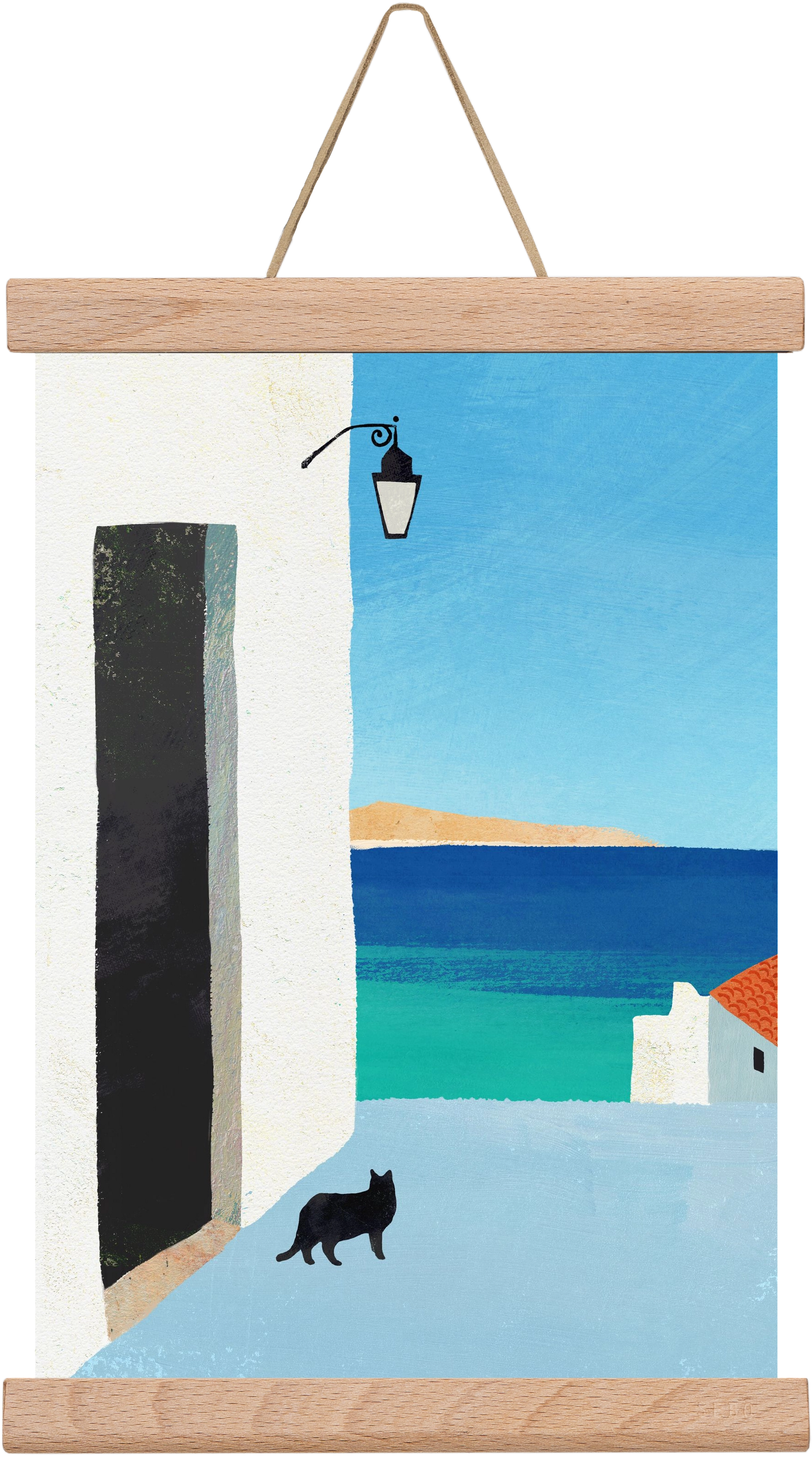 Are you following me?, 20x30 cm (20x30 cm), Tölgy akasztó