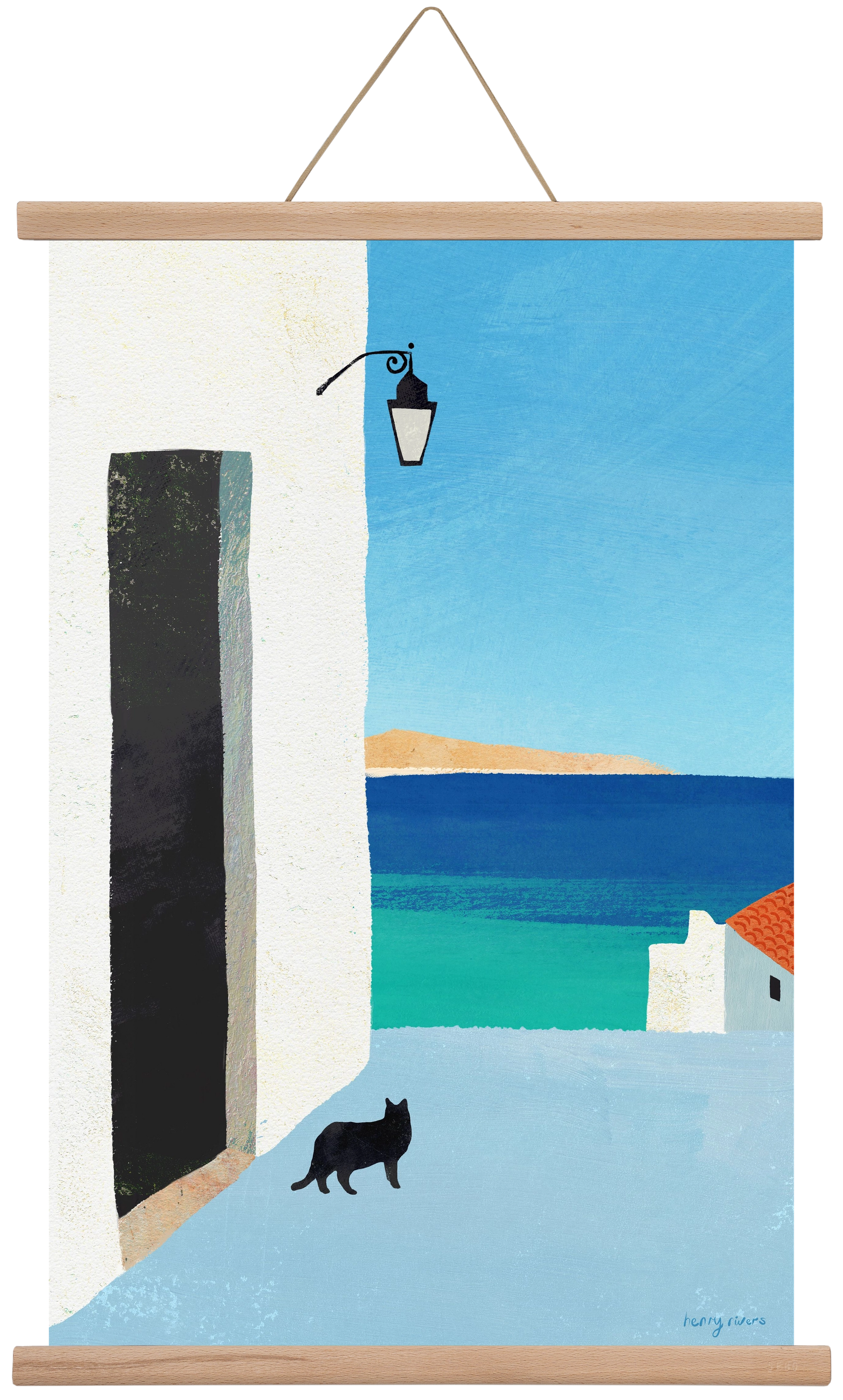 Are you following me?, 40x60 cm (40x60 cm), Tölgy akasztó