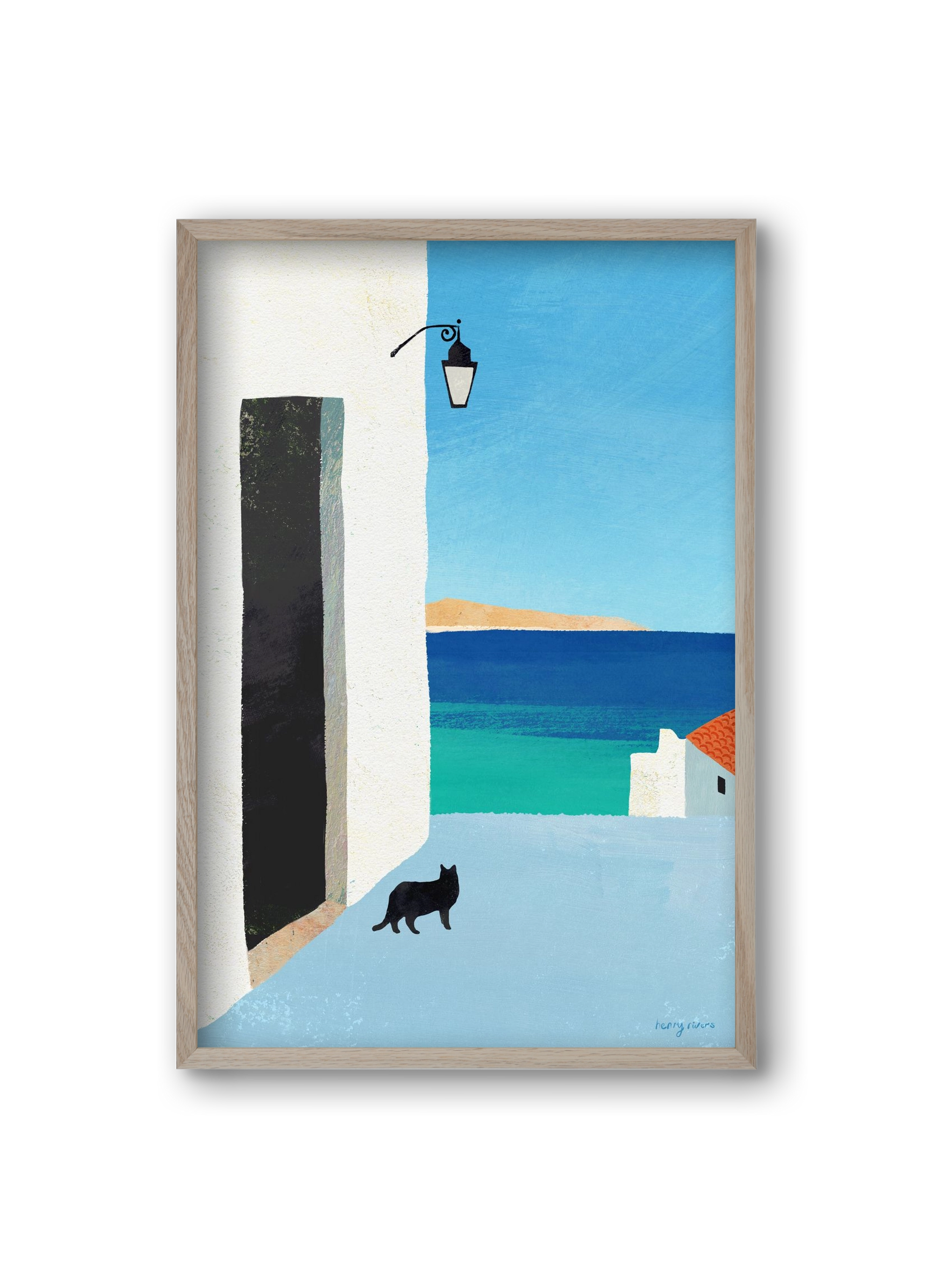 Are you following me?, 20x30 cm (20x30 cm), Tölgy keret