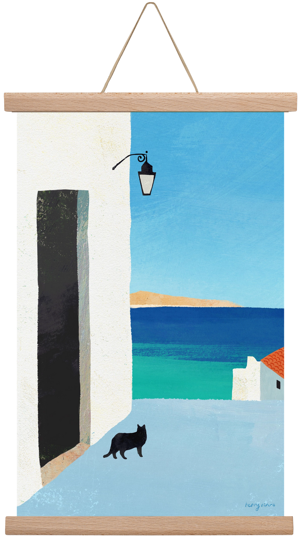 Are you following me?, 30x45 cm (30x45 cm), Tölgy akasztó