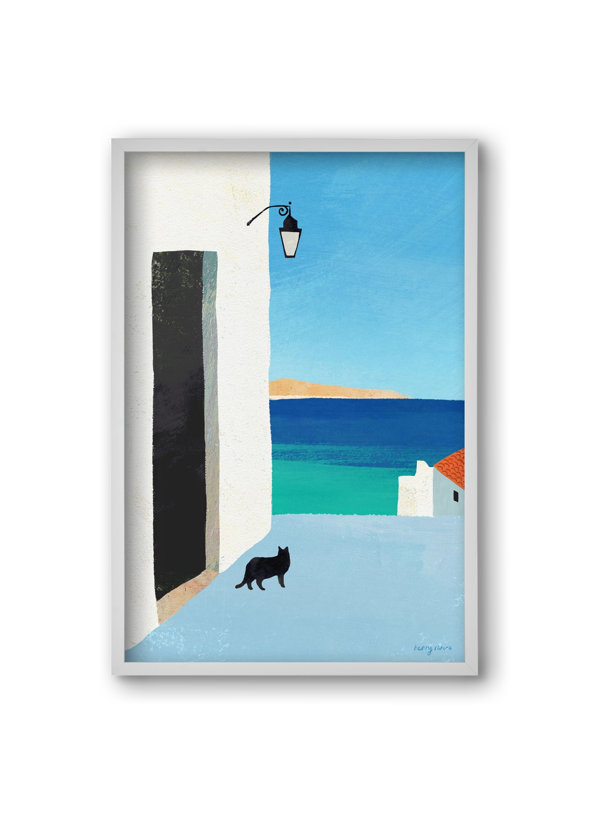 Are you following me?, 20x30 cm (20x30 cm), Fehér keret