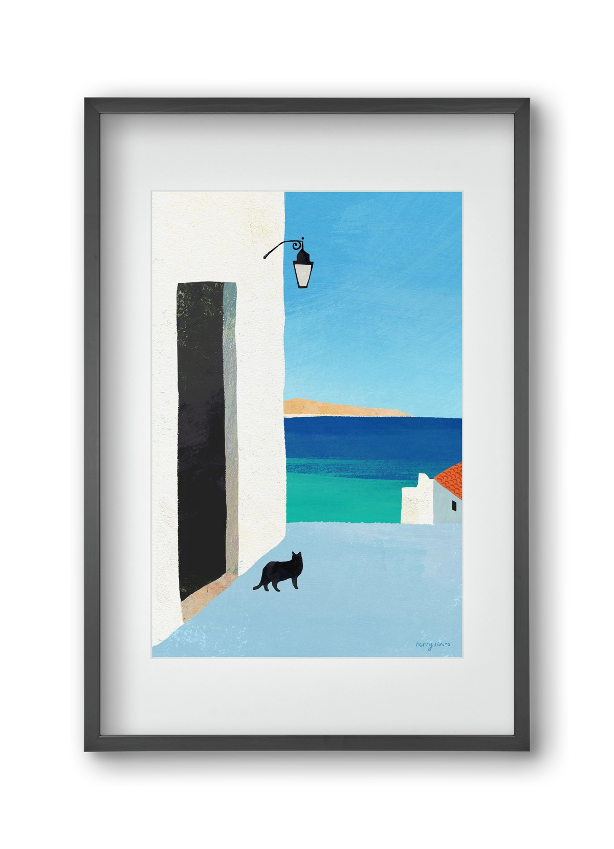 Are you following me?, 30x45 cm (20x30 cm), Fekete keret, paszpartuval