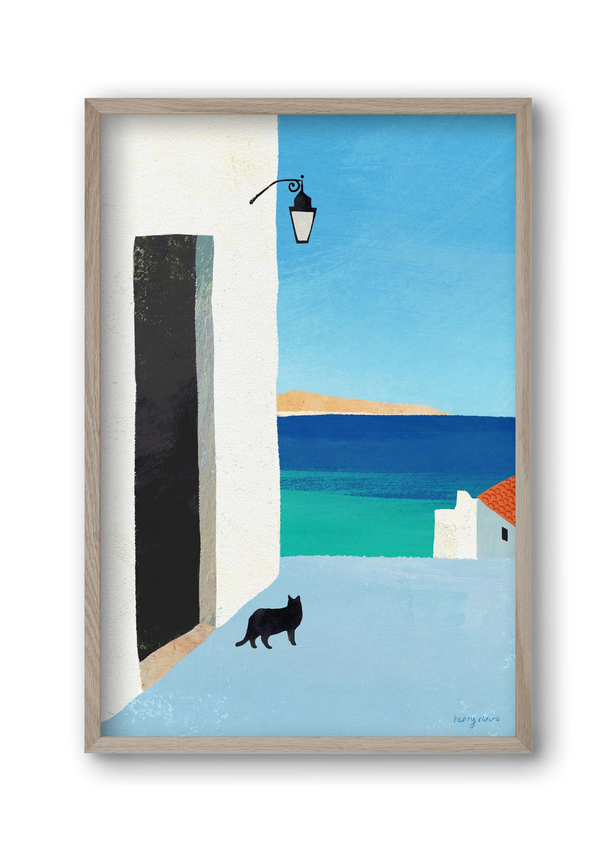 Are you following me?, 30x45 cm (30x45 cm), Tölgy keret