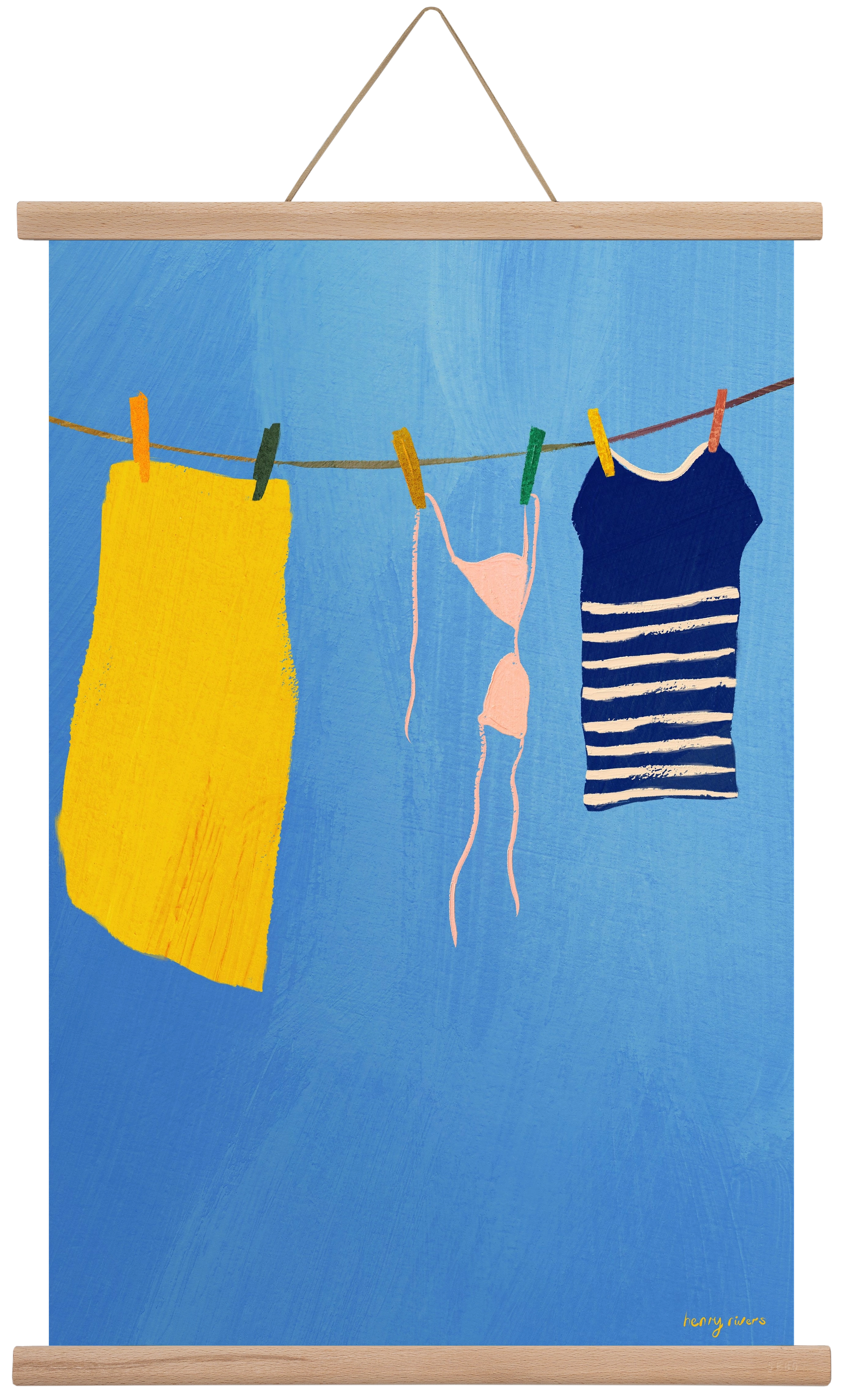 Laundry, 40x60 cm (40x60 cm), Tölgy akasztó