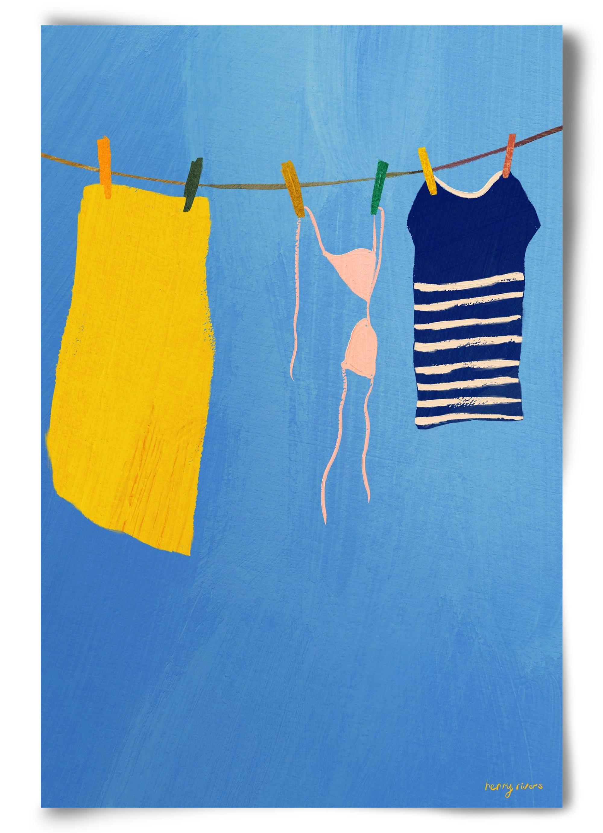 Laundry, 60x90 cm, Keret nélkül