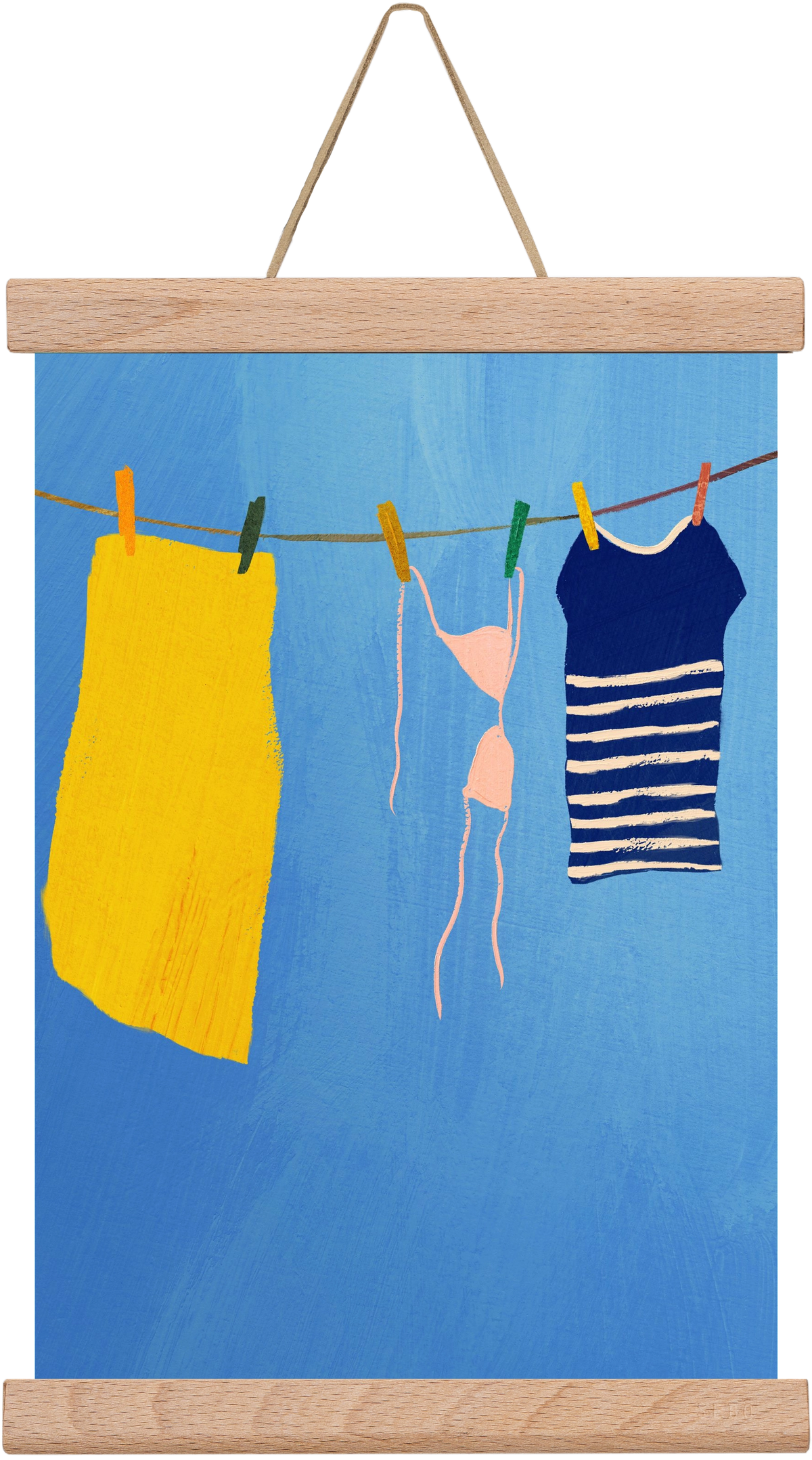 Laundry, 20x30 cm (20x30 cm), Tölgy akasztó