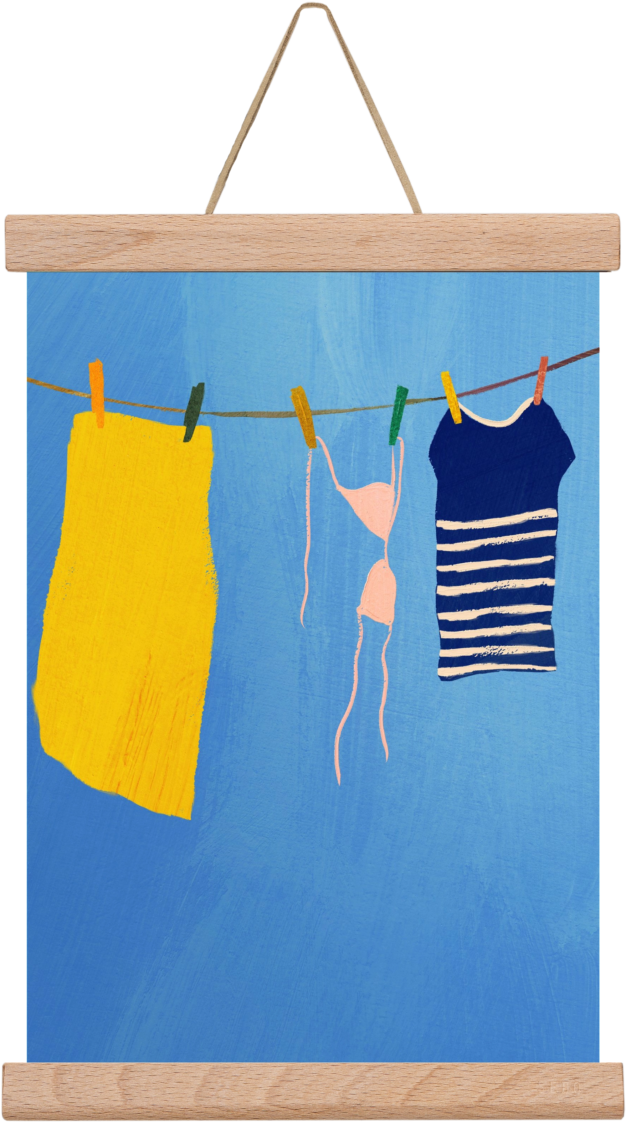 Laundry, 20x30 cm (20x30 cm), Tölgy akasztó