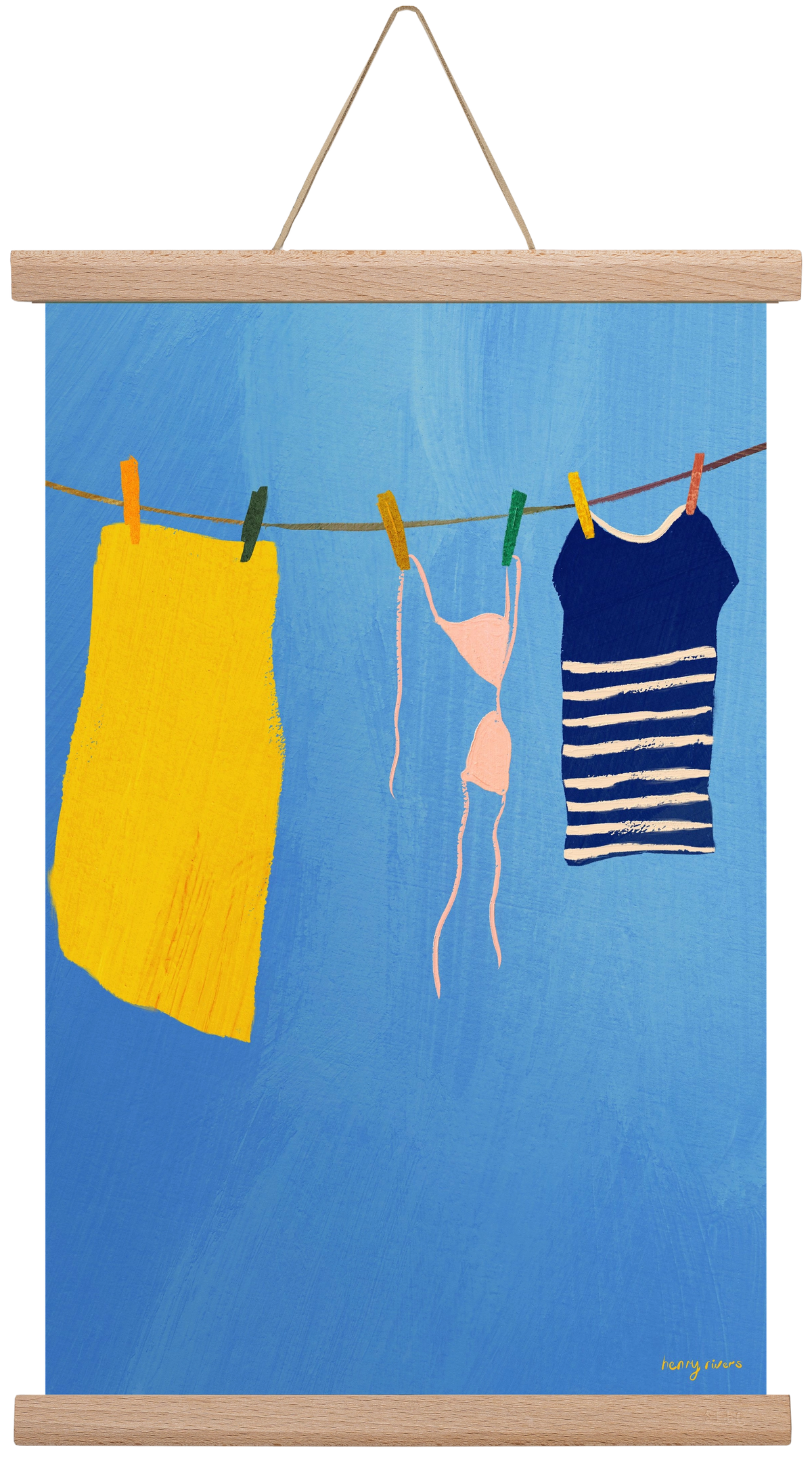 Laundry, 30x45 cm (30x45 cm), Tölgy akasztó