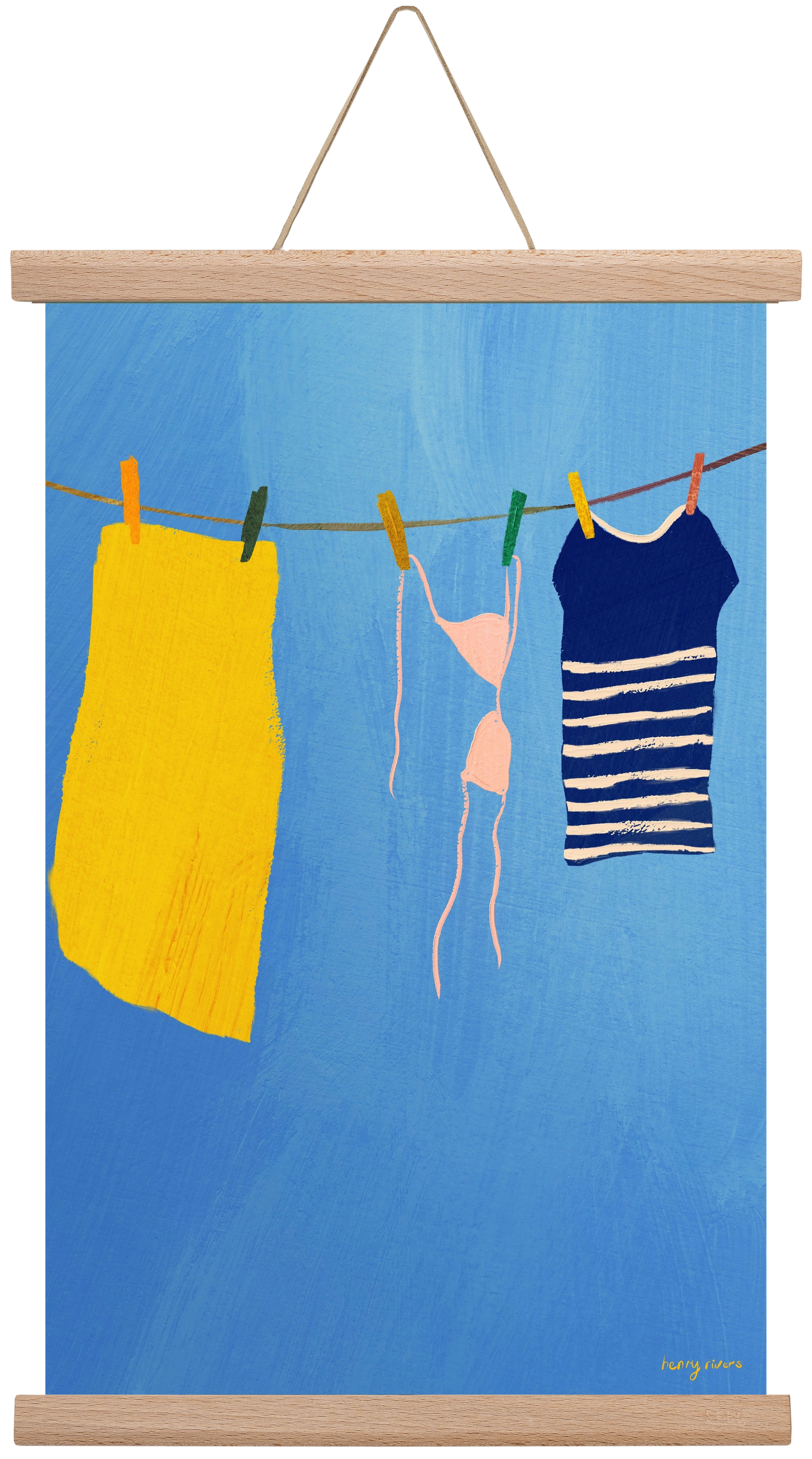 Laundry, 30x45 cm (30x45 cm), Tölgy akasztó