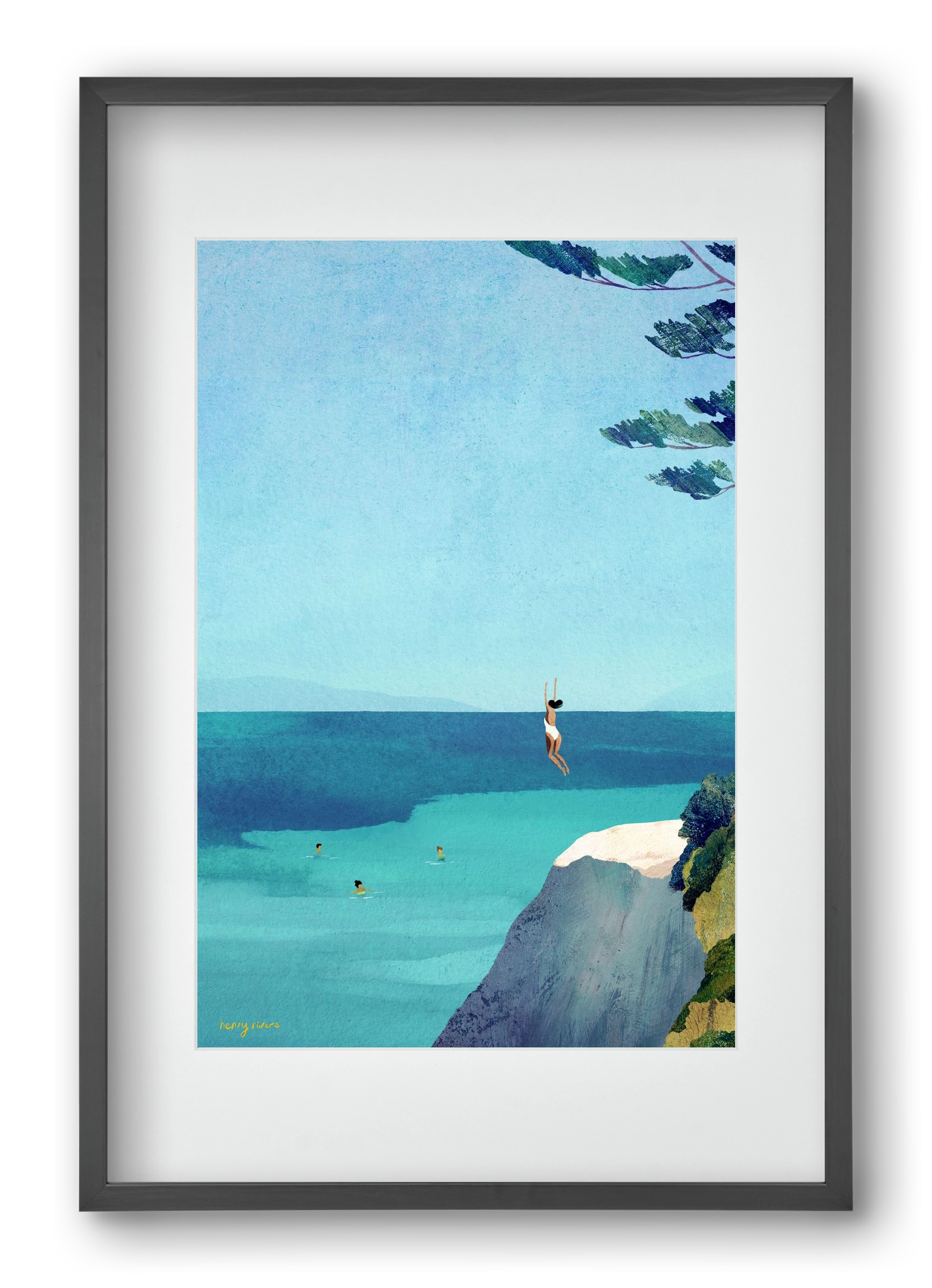 Leap, 40x60 cm (30x45 cm), Fekete keret, paszpartuval