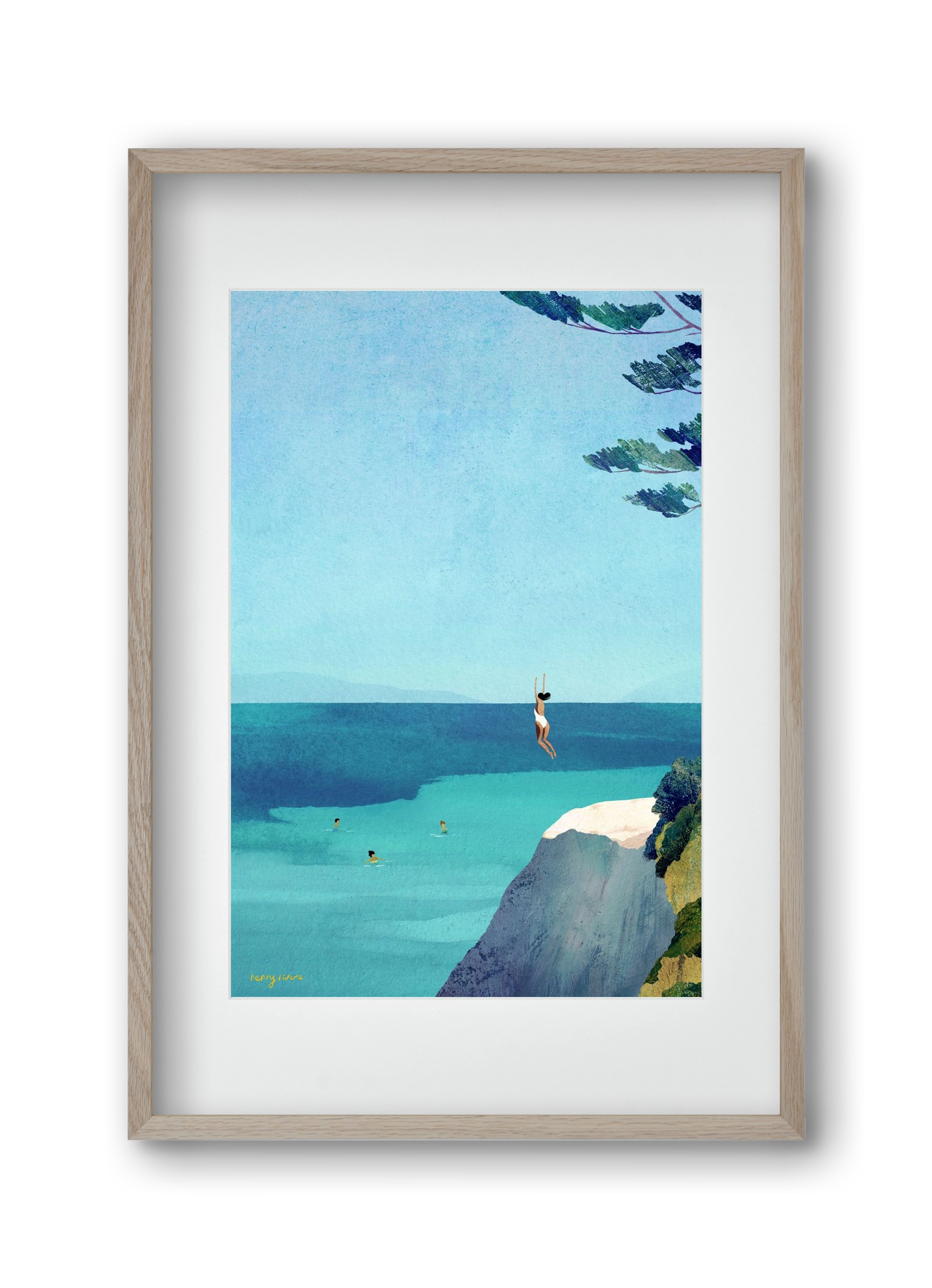 Leap, 30x45 cm (20x30 cm), Tölgy keret, paszpartuval