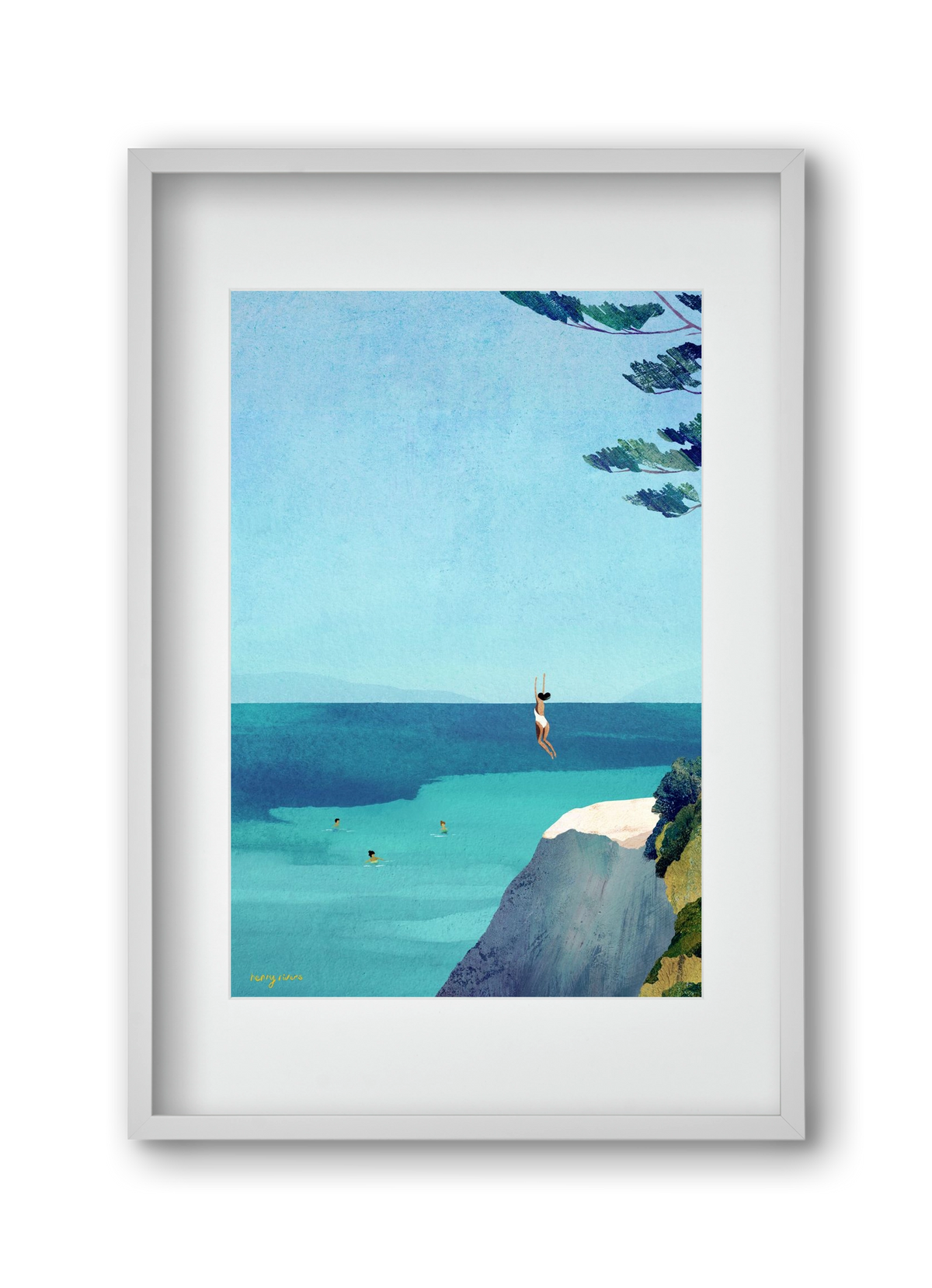 Leap, 30x45 cm (20x30 cm), Fehér keret, paszpartuval