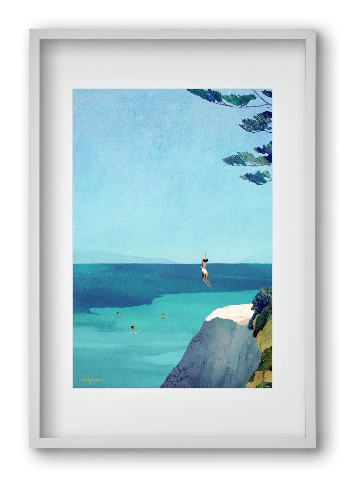 Leap, 40x60 cm (30x45 cm), Fehér keret, paszpartuval