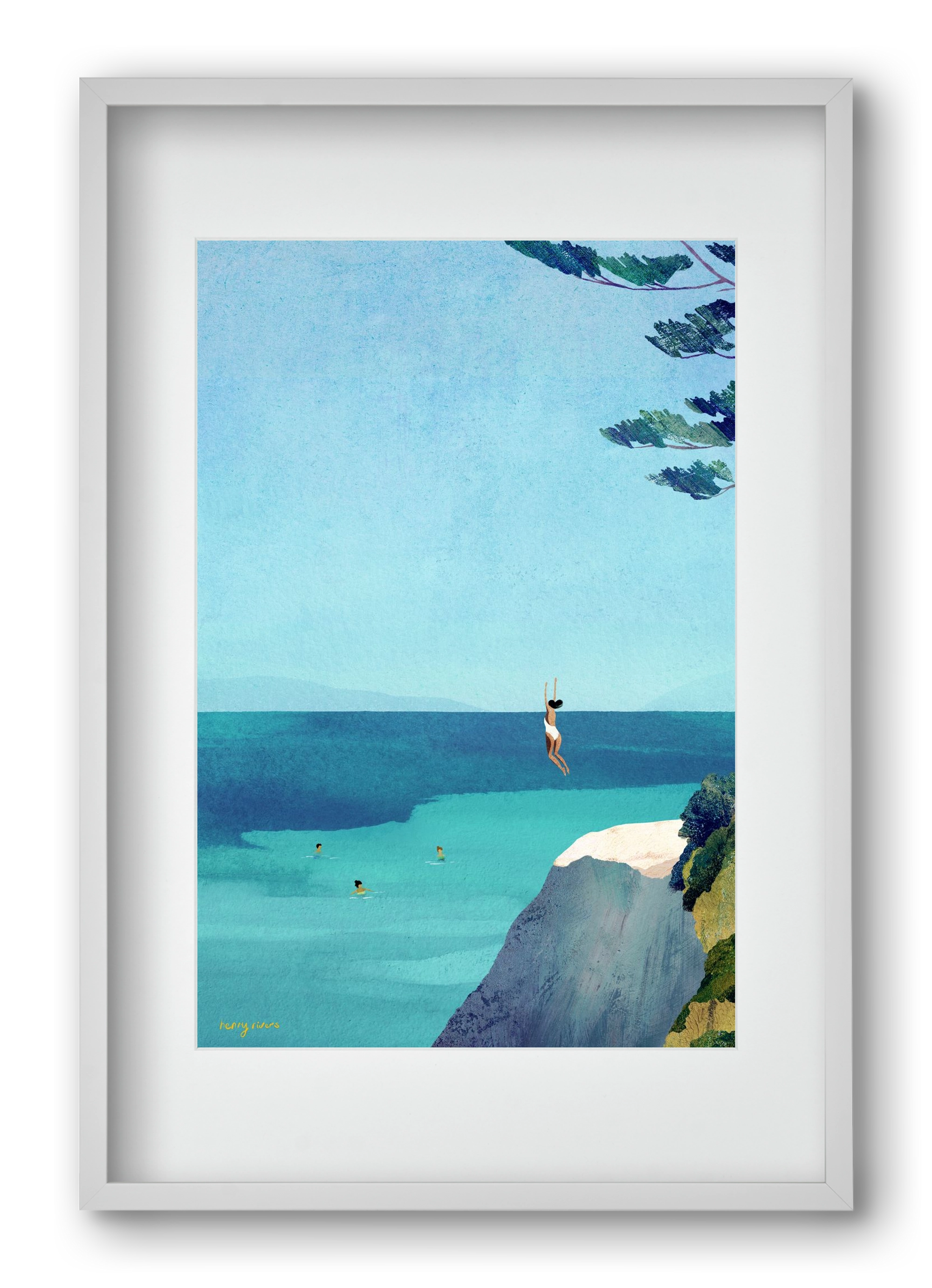 Leap, 40x60 cm (30x45 cm), Fehér keret, paszpartuval