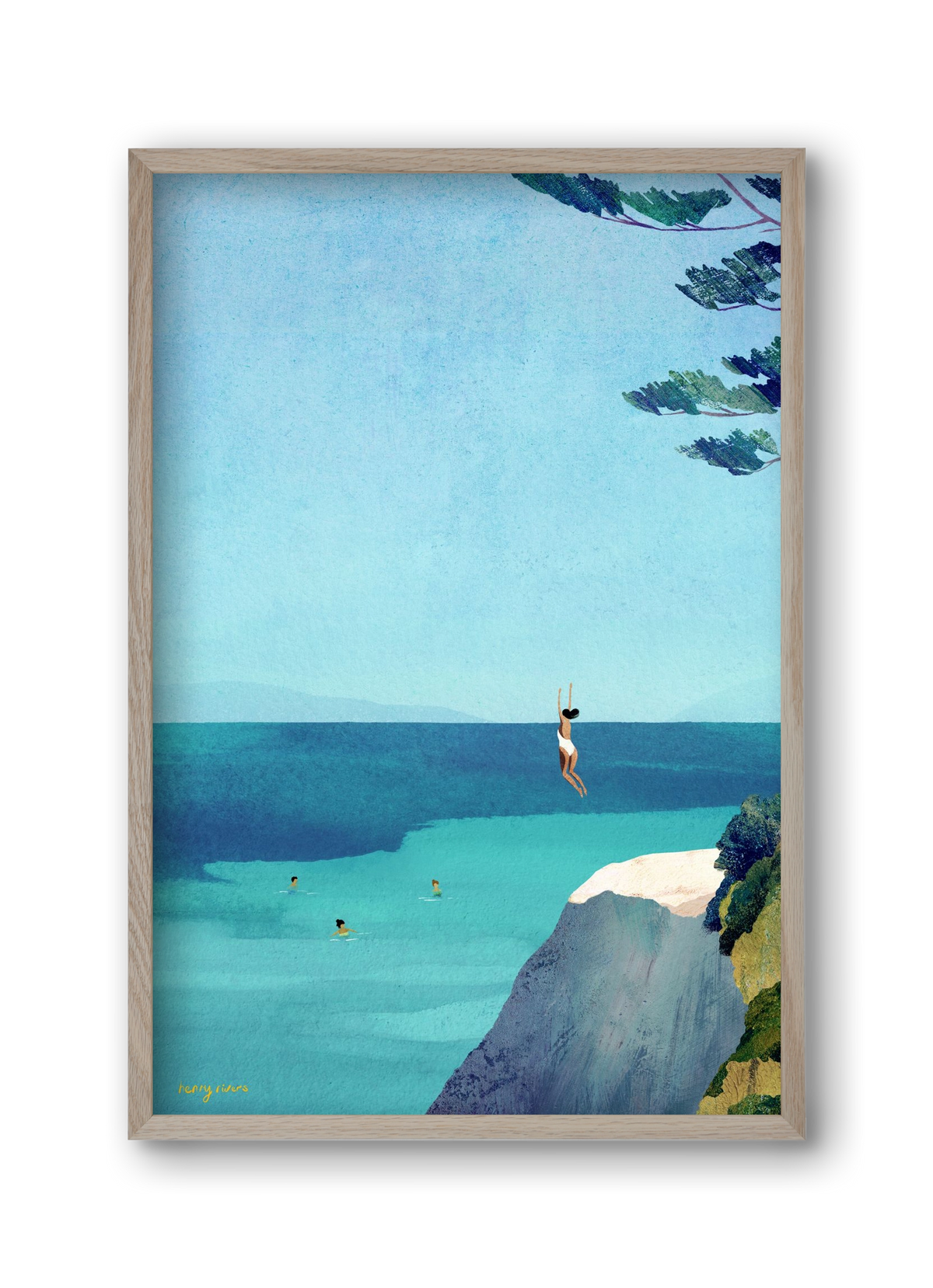 Leap, 30x45 cm (30x45 cm), Tölgy keret