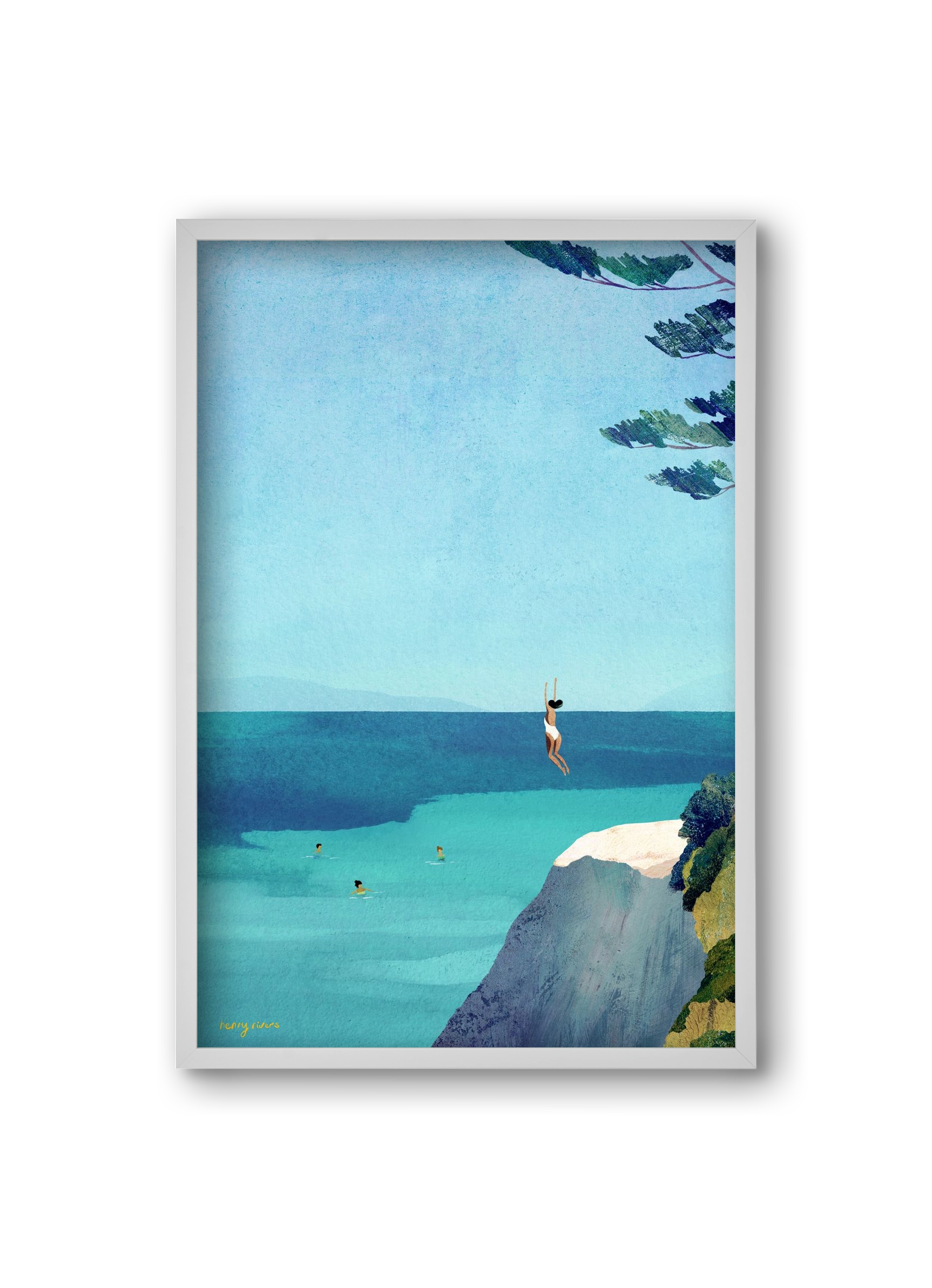 Leap, 20x30 cm (20x30 cm), Fehér keret