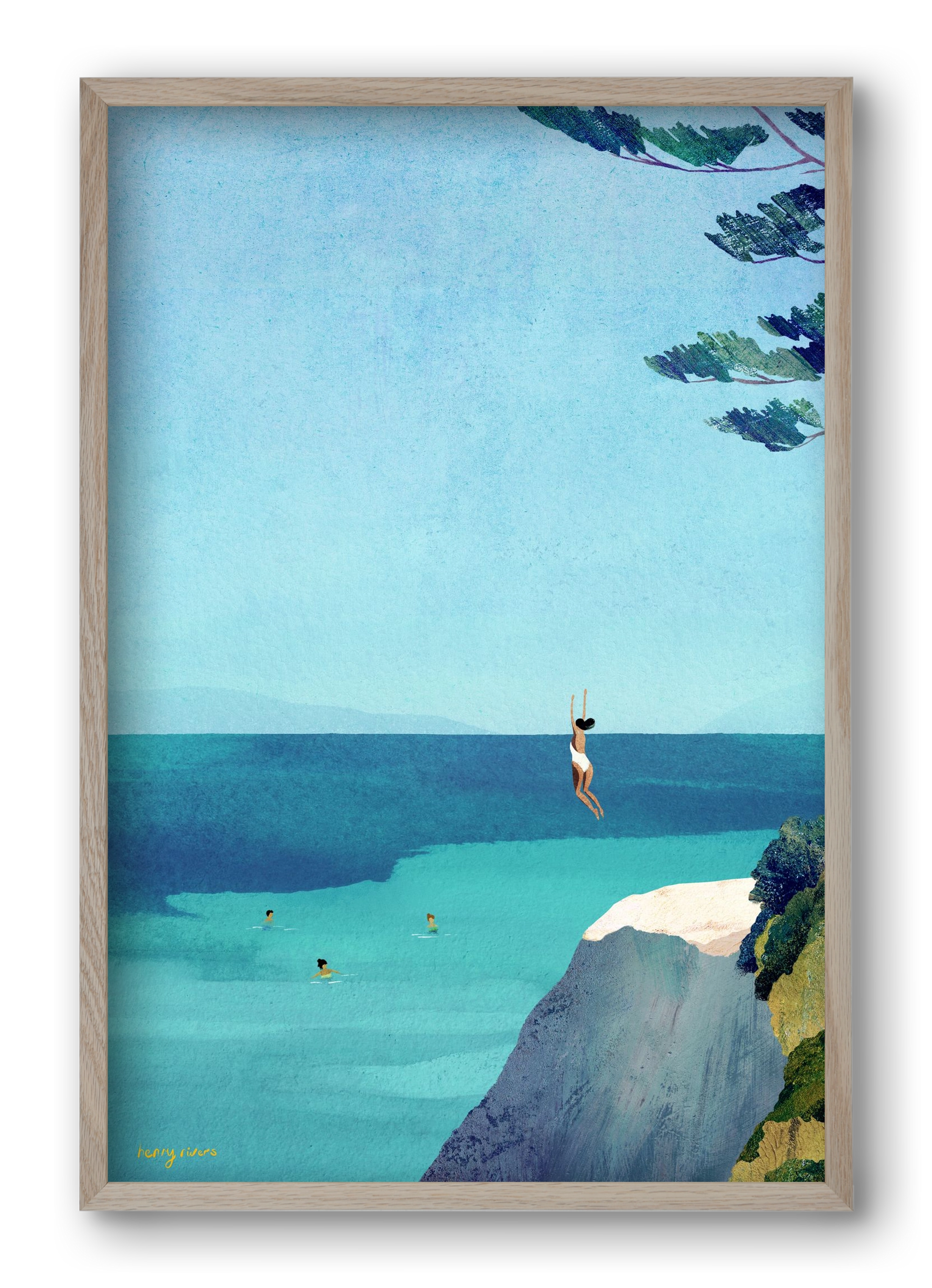 Leap, 40x60 cm (40x60 cm), Tölgy keret