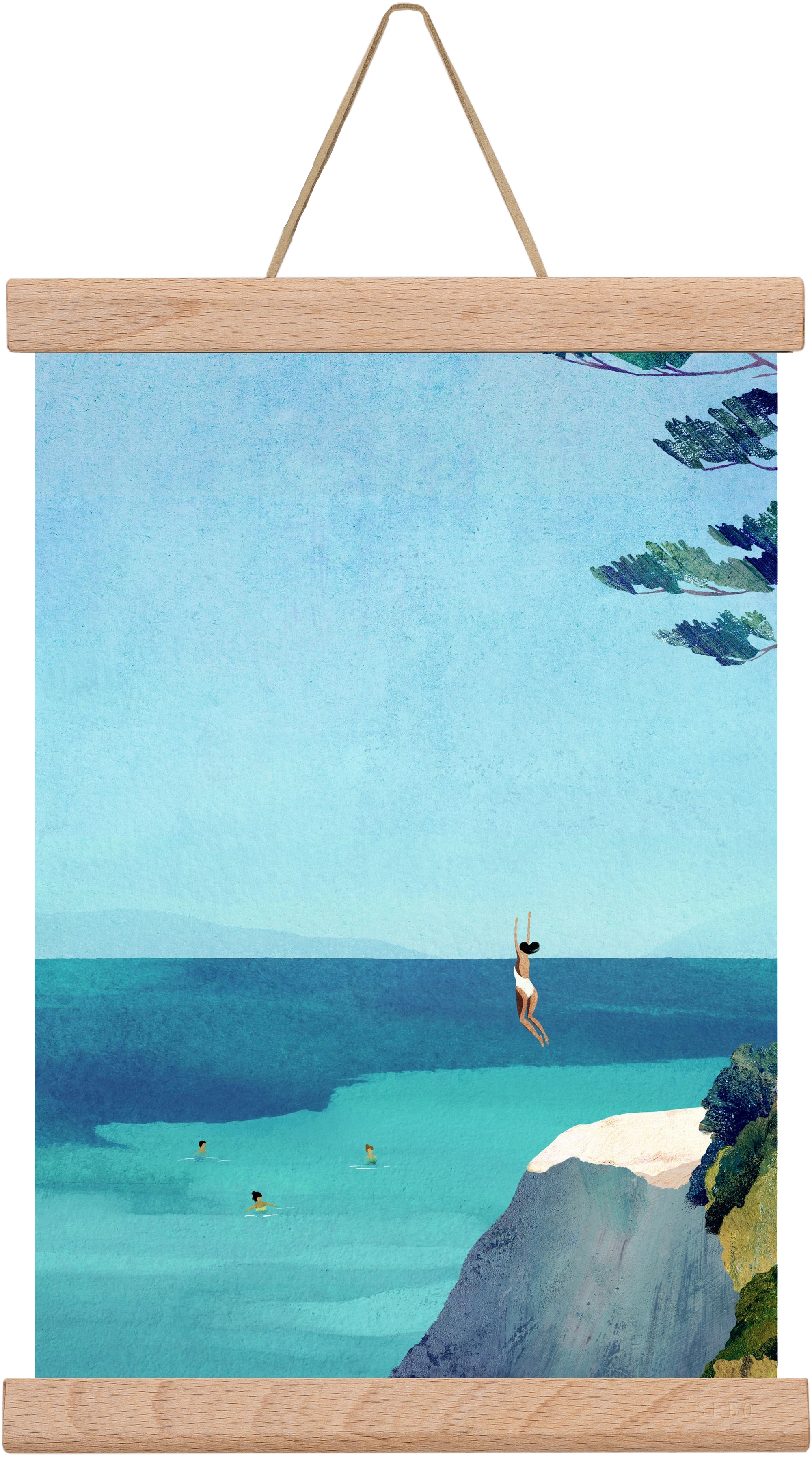 Leap, 20x30 cm (20x30 cm), Tölgy akasztó