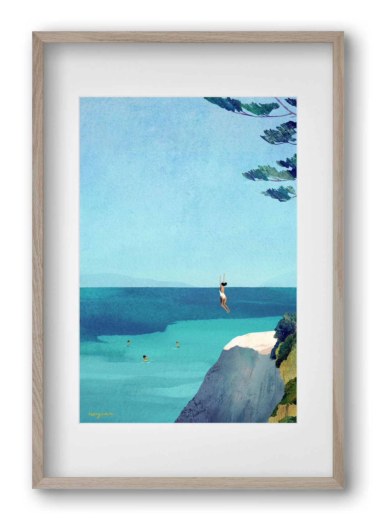 Leap, 40x60 cm (30x45 cm), Tölgy keret, paszpartuval