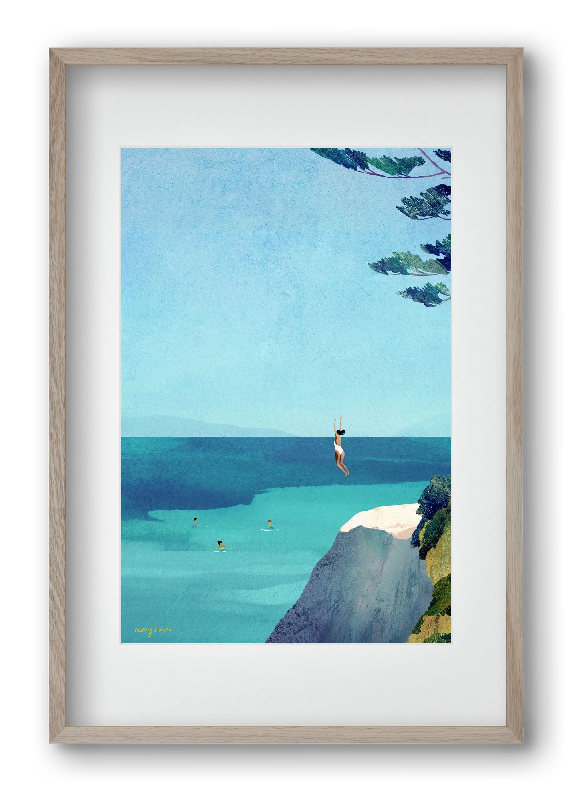 Leap, 40x60 cm (30x45 cm), Tölgy keret, paszpartuval