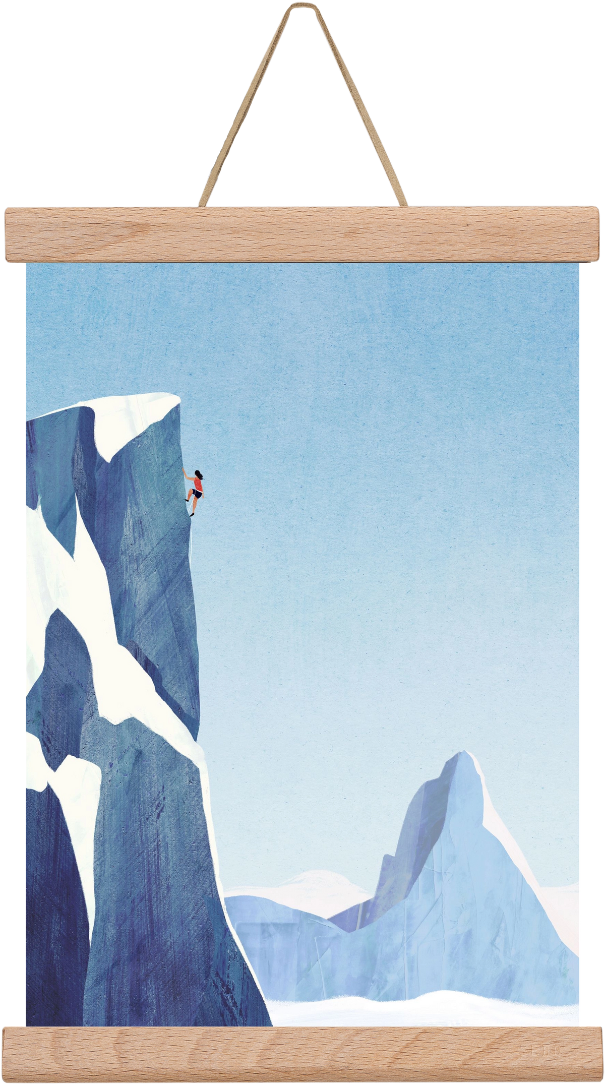 Mountain climb, 20x30 cm (20x30 cm), Tölgy akasztó