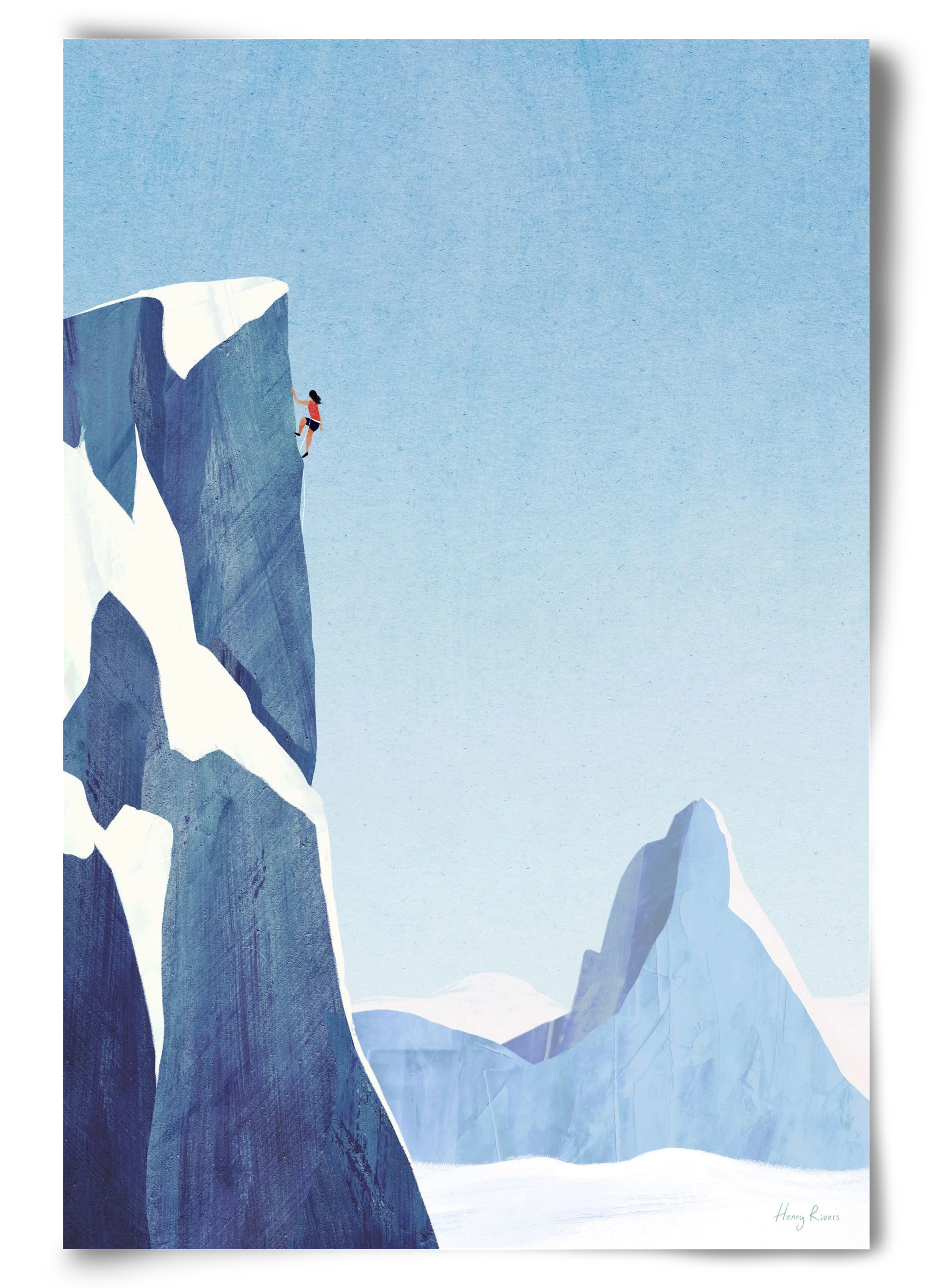 Mountain climb, 60x90 cm, Keret nélkül