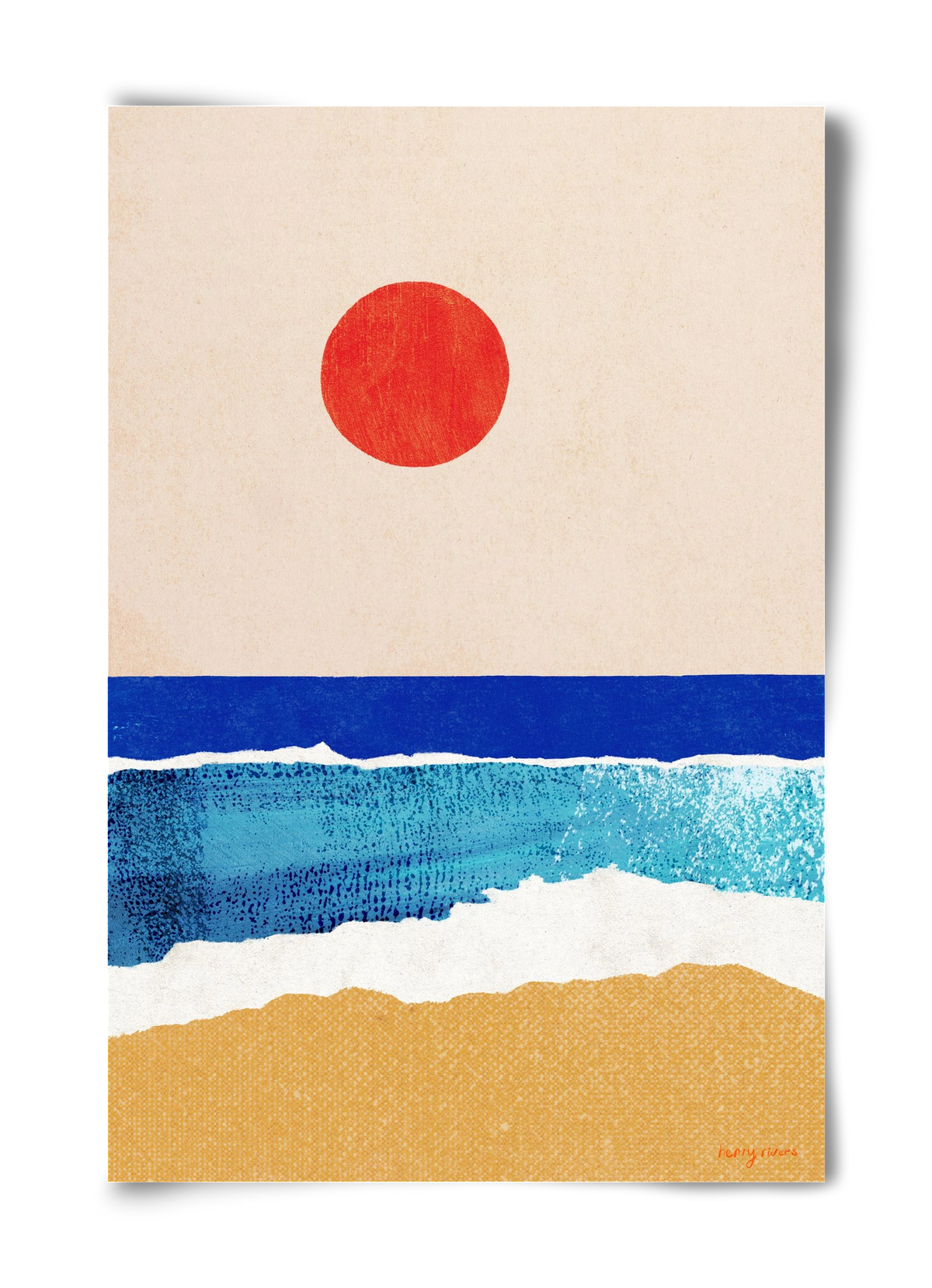 Ocean sunrise, 40x60 cm, Keret nélkül