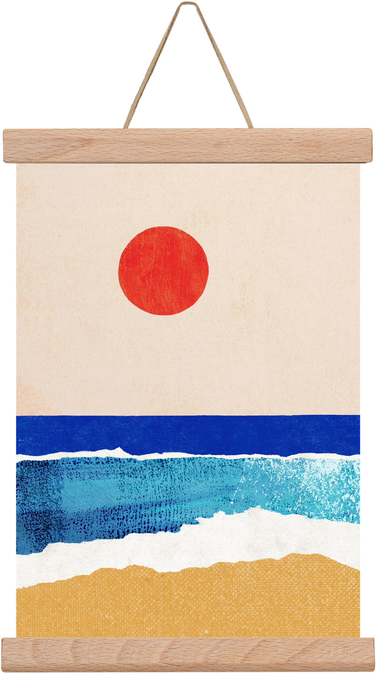 Ocean sunrise, 20x30 cm (20x30 cm), Tölgy akasztó