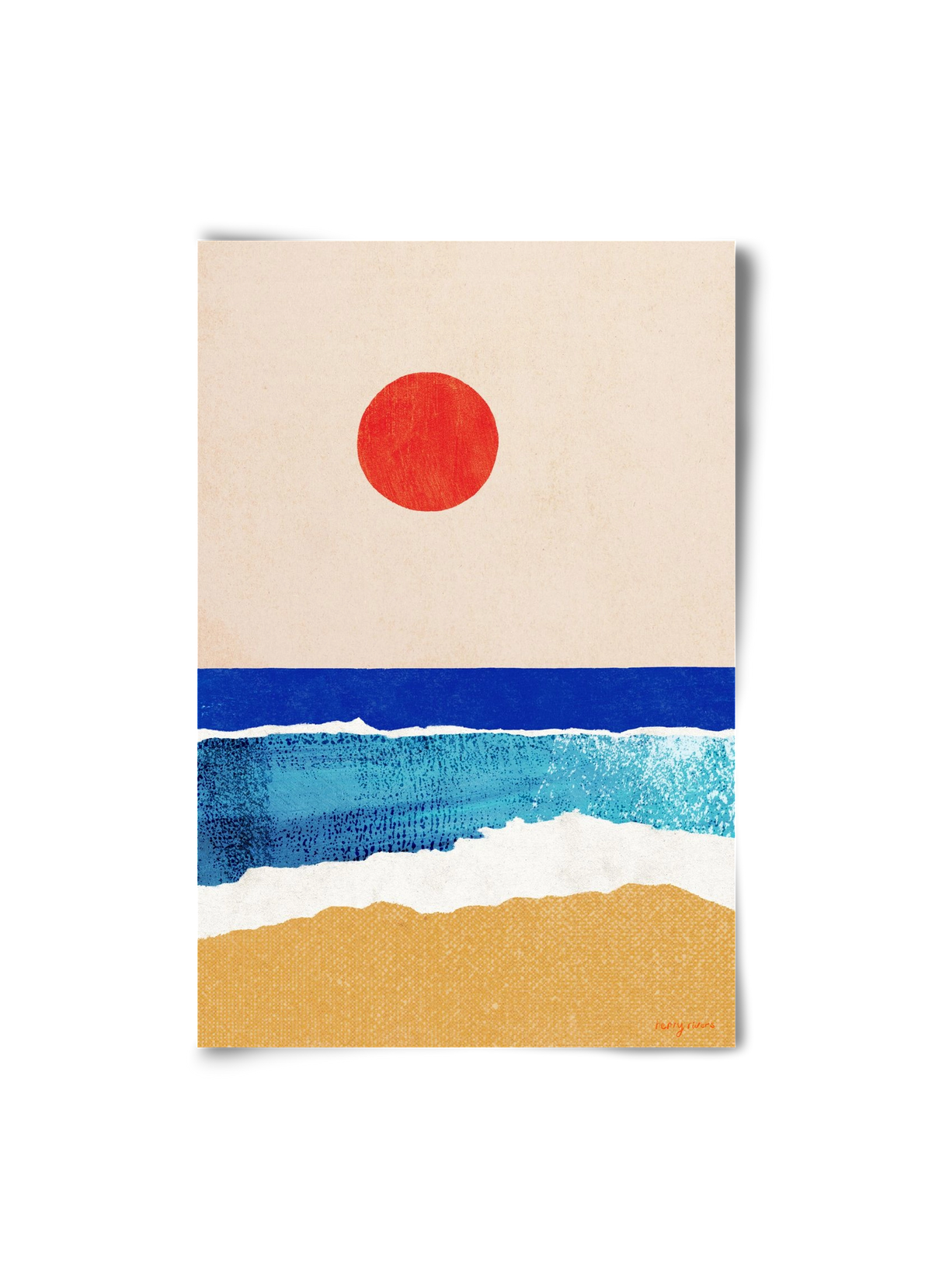 Ocean sunrise, 20x30 cm, Keret nélkül