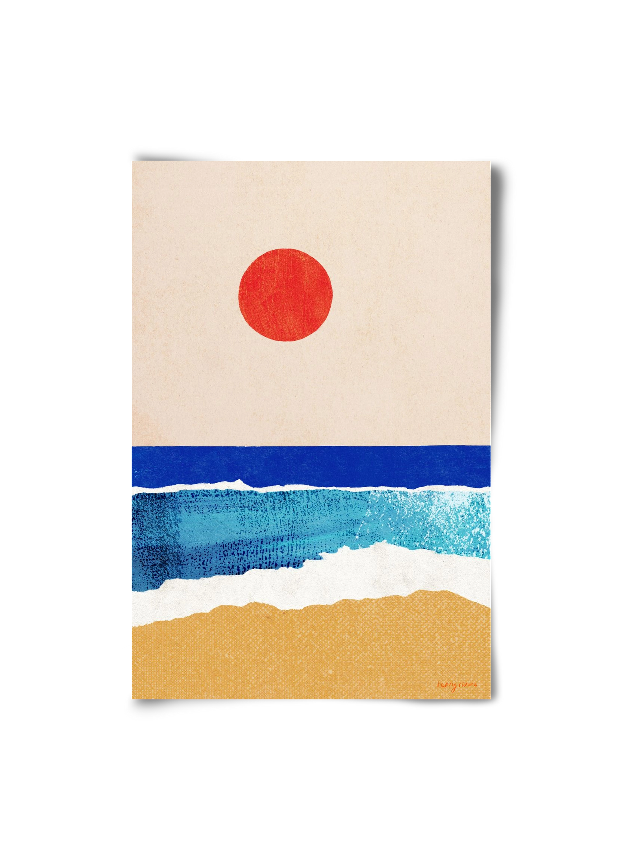 Ocean sunrise, 20x30 cm, Keret nélkül