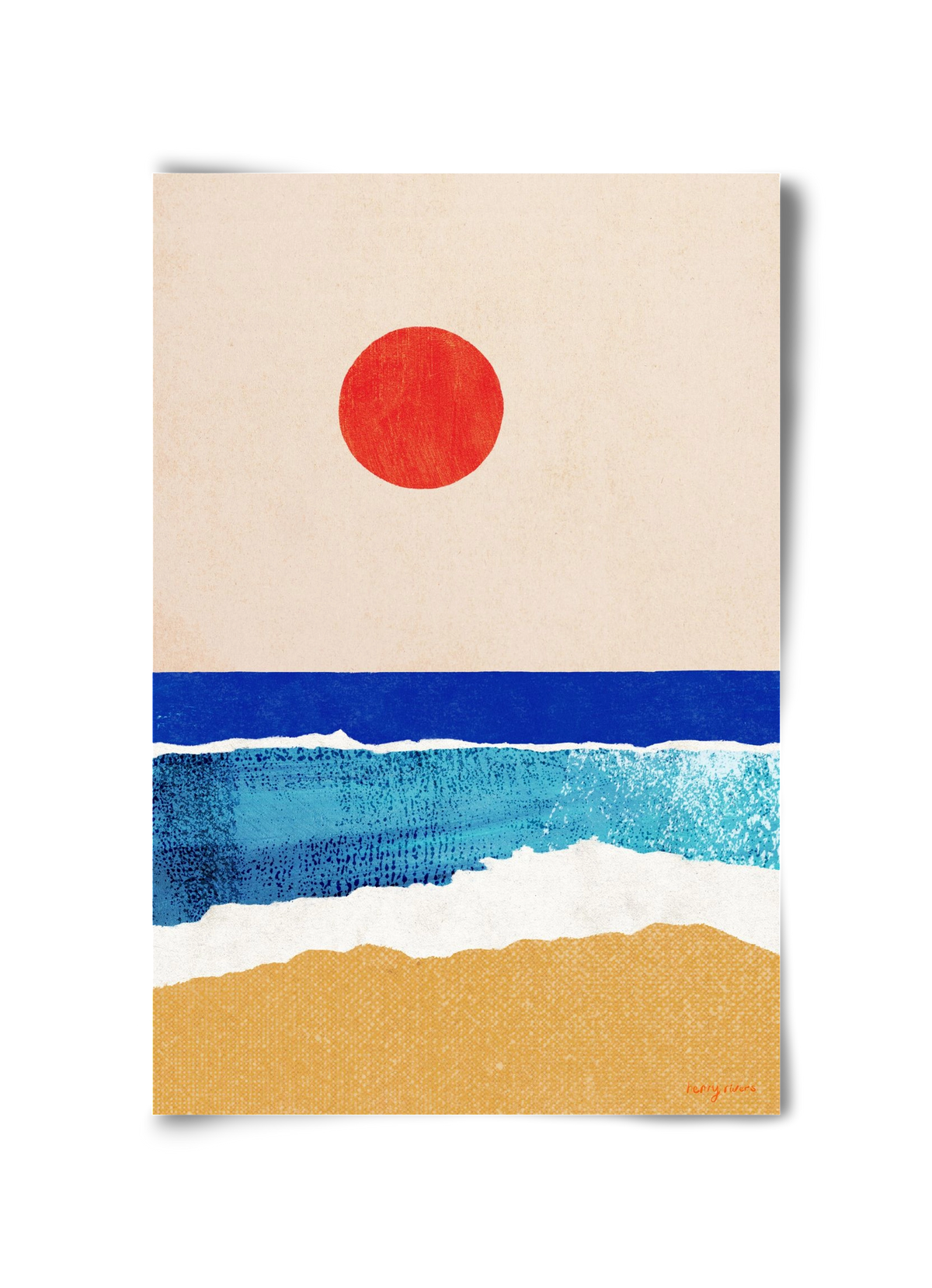 Ocean sunrise, 30x45 cm, Keret nélkül