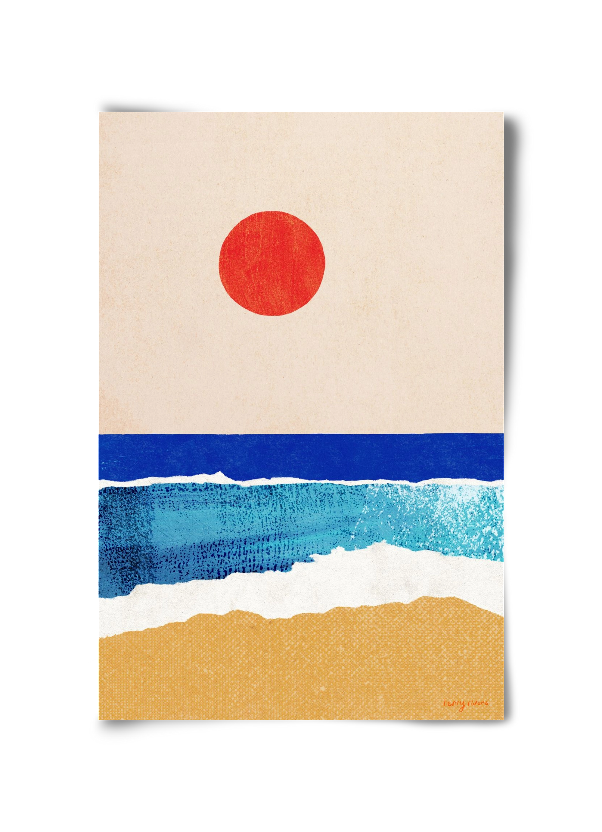Ocean sunrise, 30x45 cm, Keret nélkül