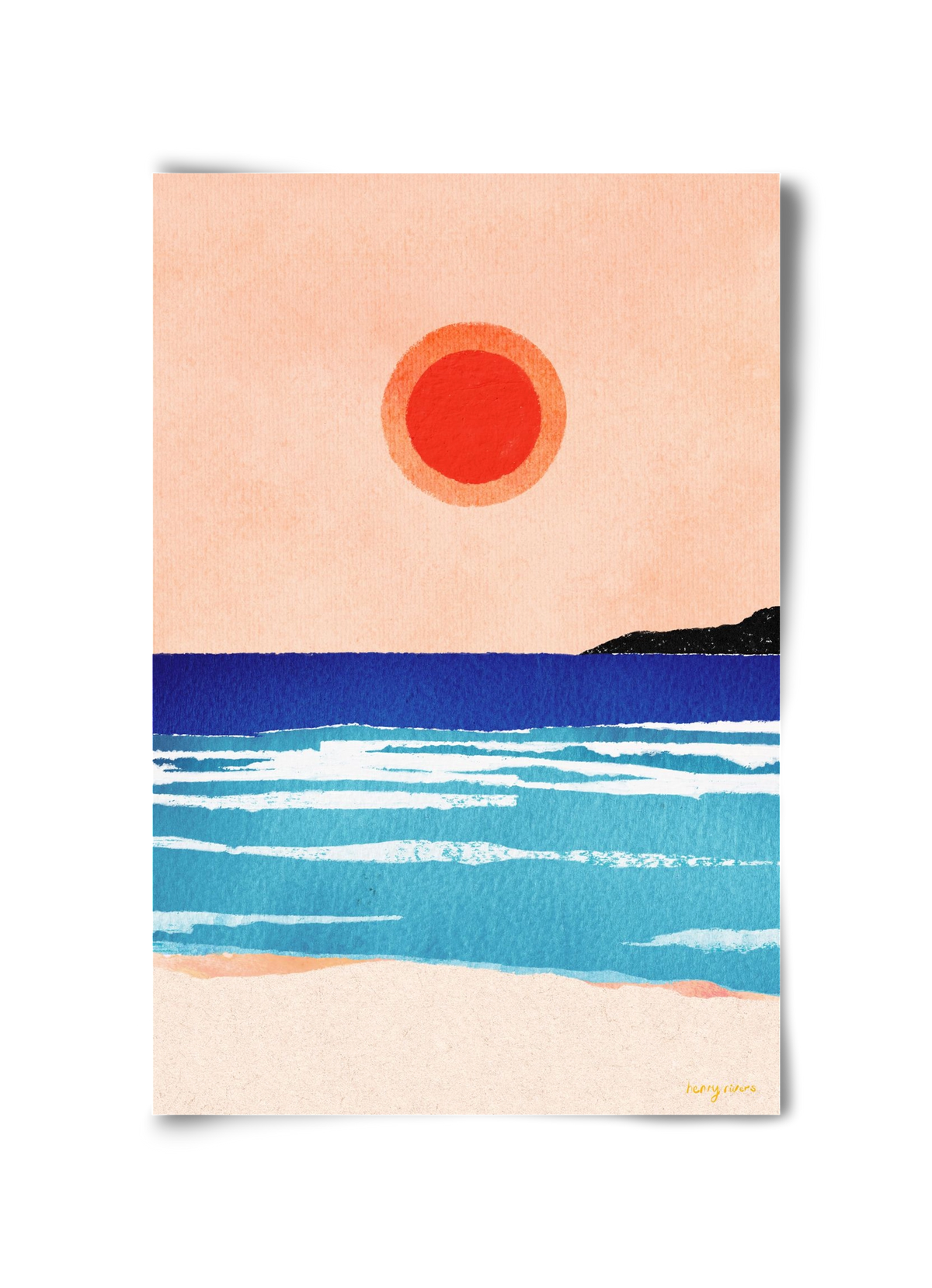 Ocean sunset, 30x45 cm, Keret nélkül