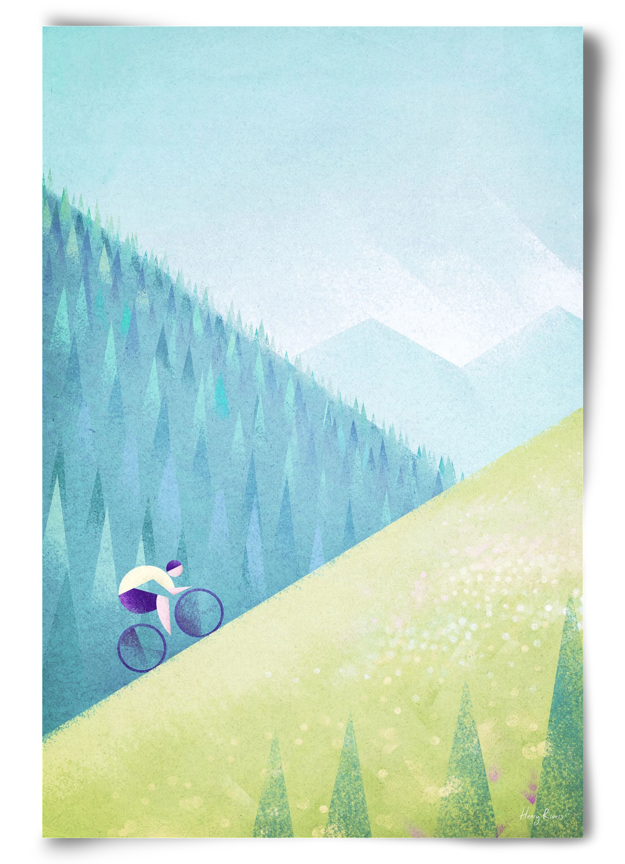 The climb, 60x90 cm, Keret nélkül