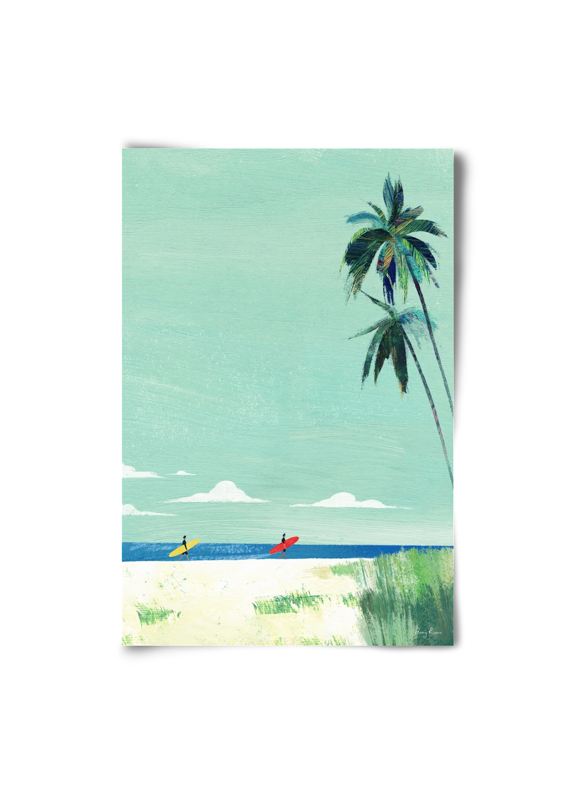 Surf buddies, 20x30 cm, Keret nélkül