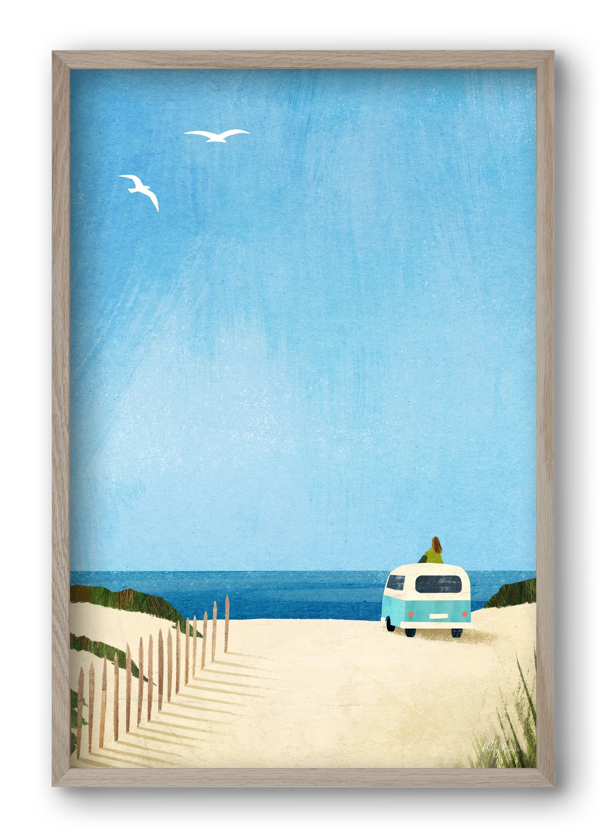 Van Life II, 40x60 cm (40x60 cm), Tölgy keret