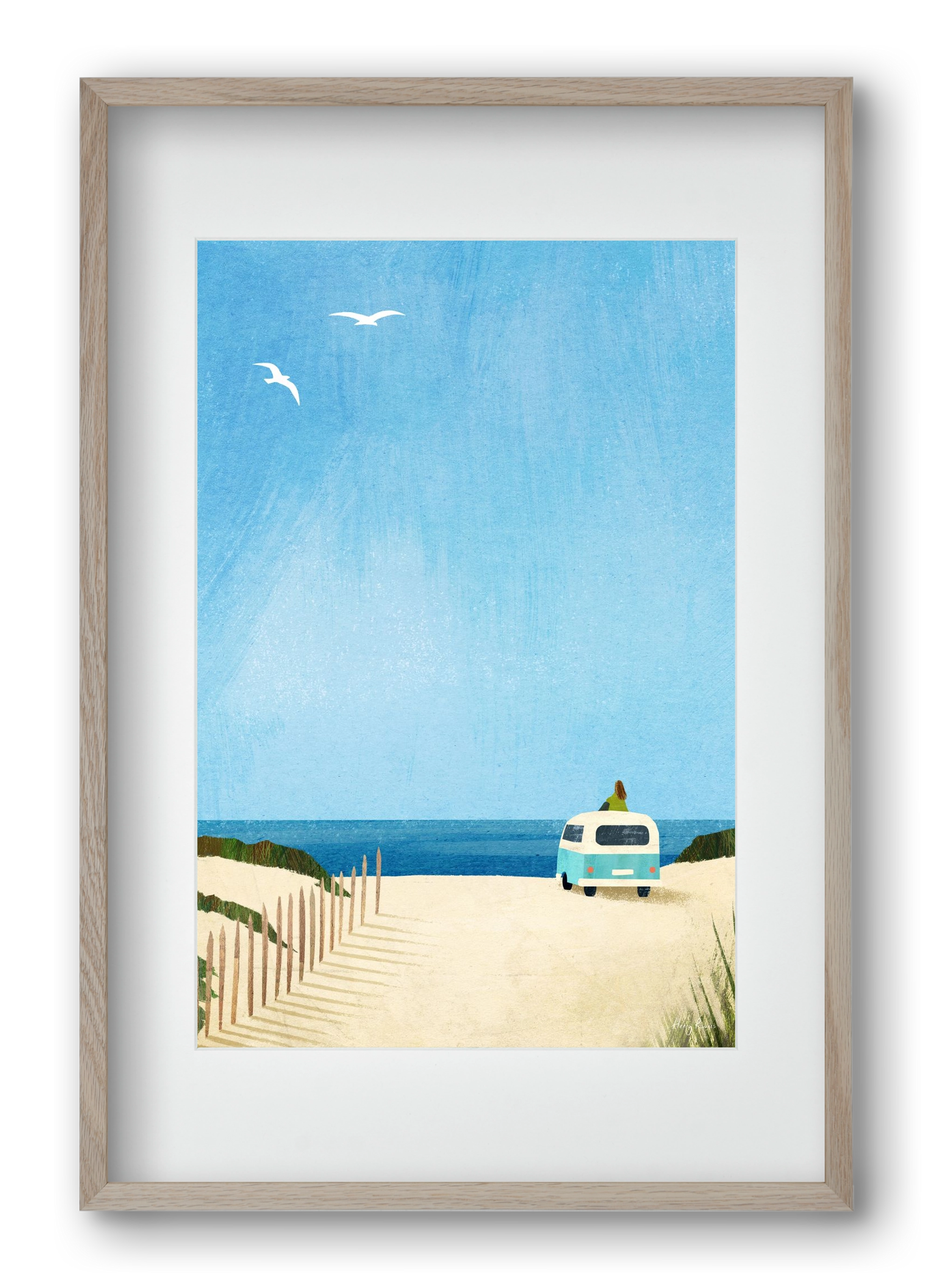 Van Life II, 40x60 cm (30x45 cm), Tölgy keret, paszpartuval