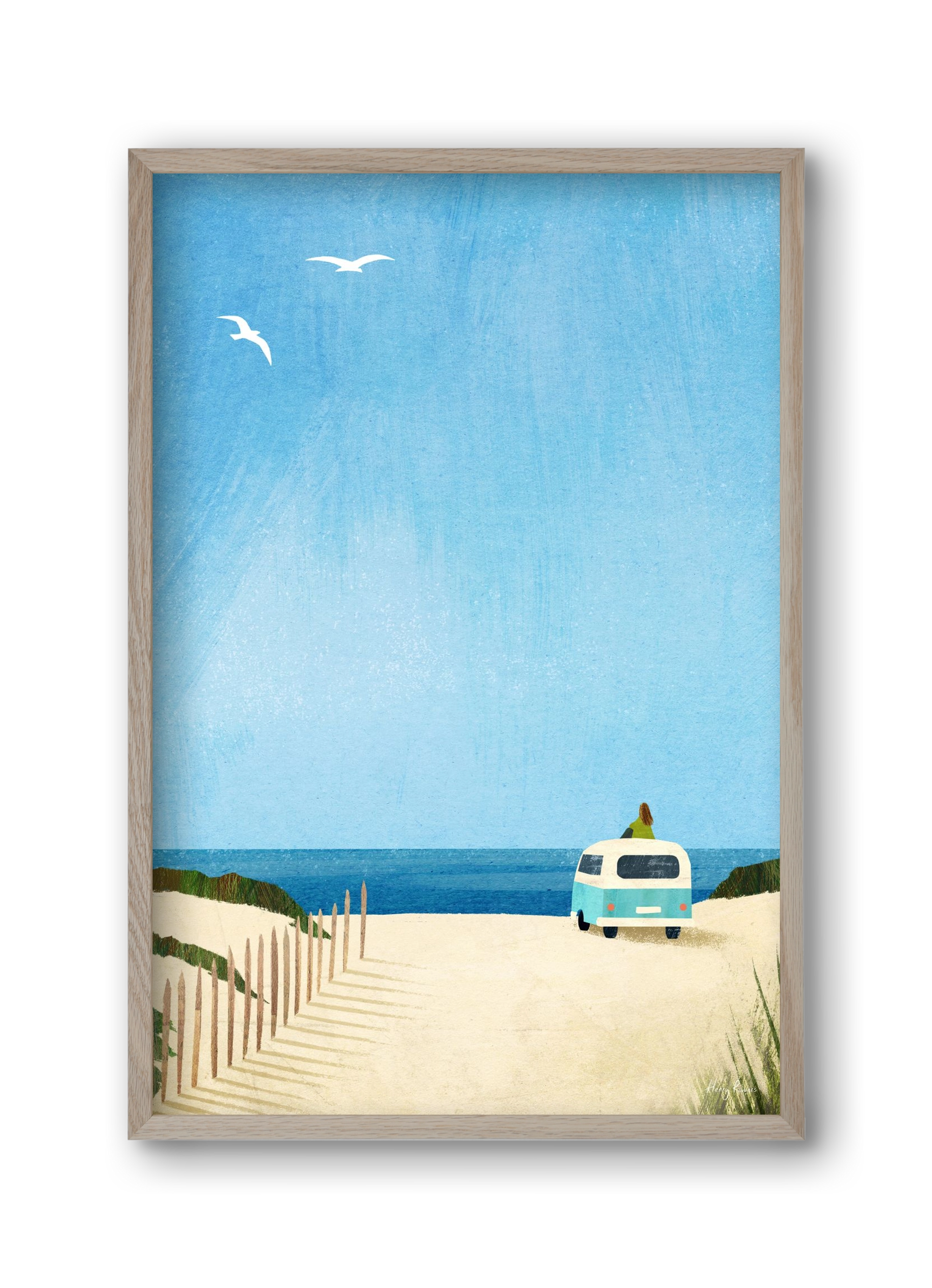 Van Life II, 30x45 cm (30x45 cm), Tölgy keret