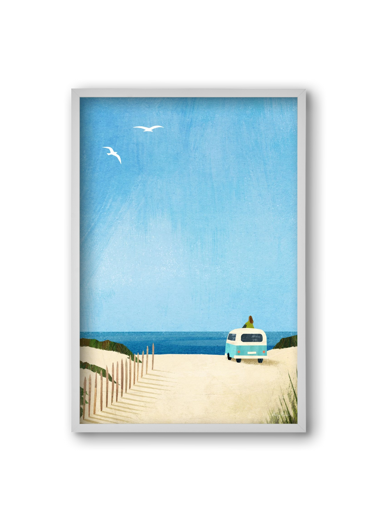 Van Life II, 20x30 cm (20x30 cm), Fehér keret